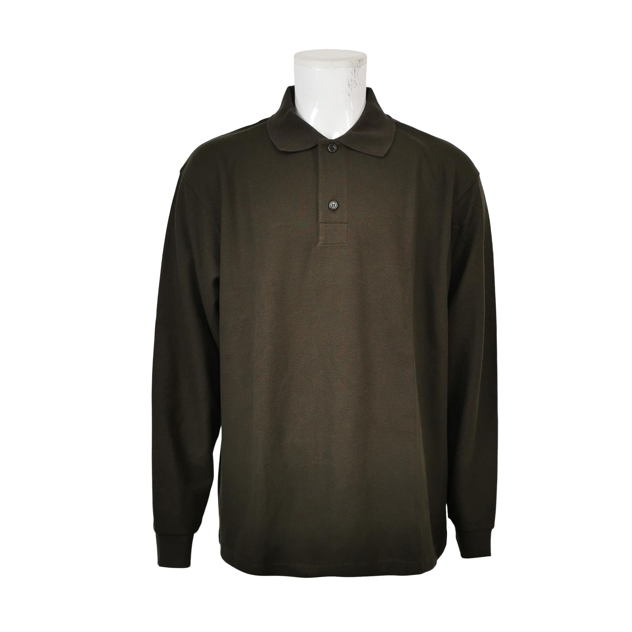 Burberry Burberry Cotton Long Sleeve Polo Size XL Size US XL / EU 56 / 4 - 1 Thumbnail
