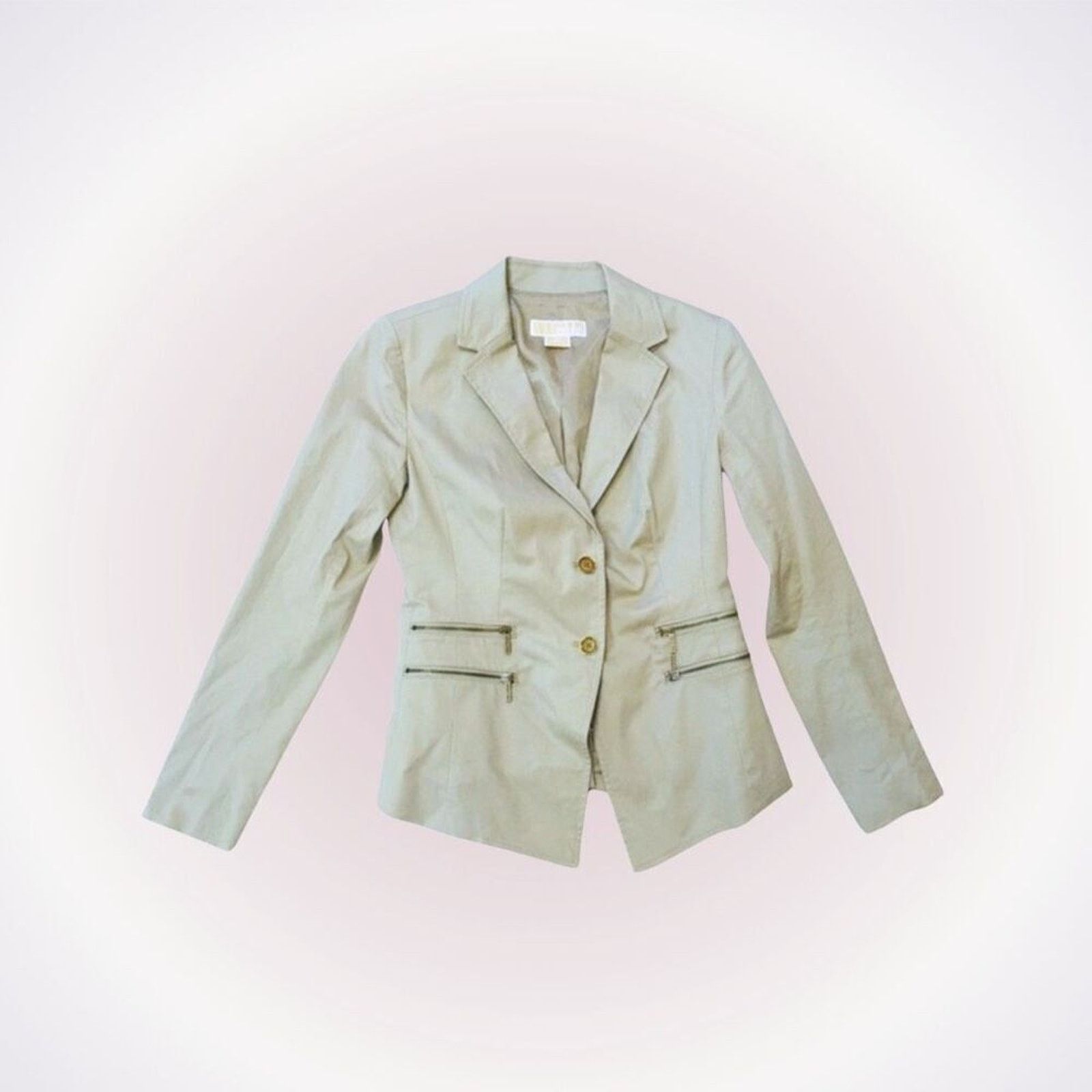 Michael Kors Michael Kors neutral tan blazer | Sz 2P Size XS / US 0-2 / IT 36-38 - 1 Thumbnail