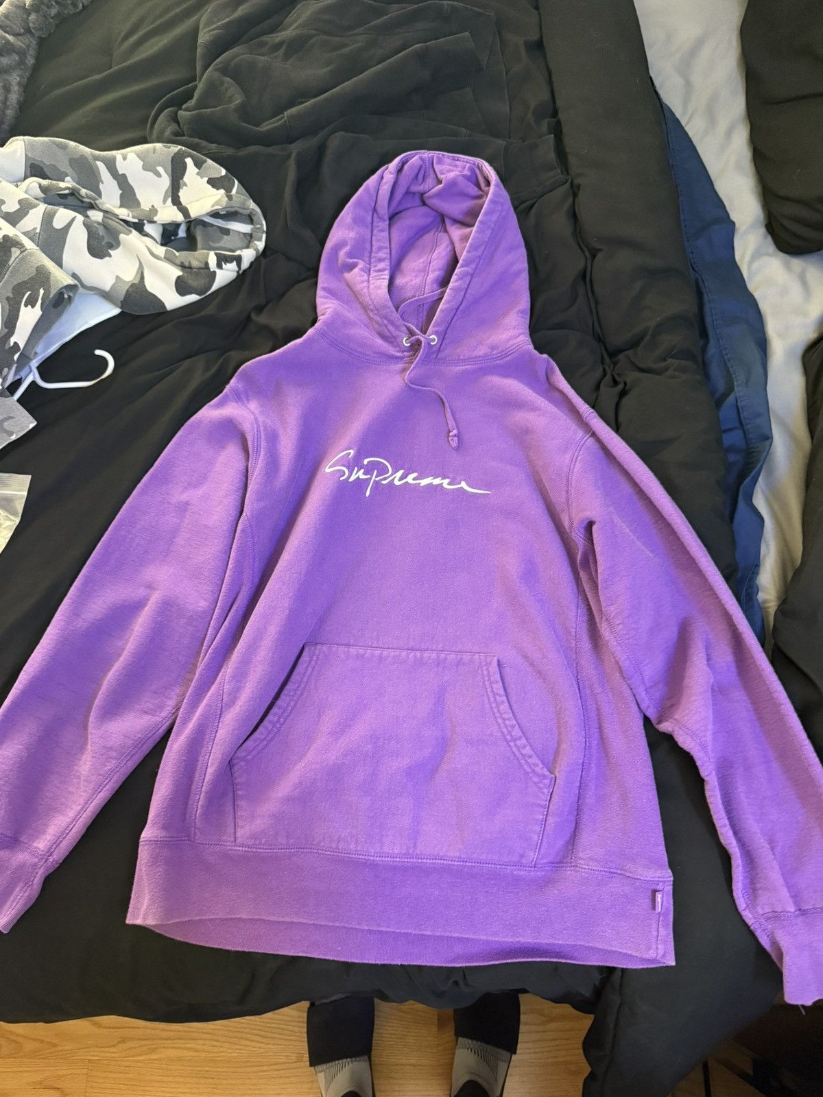 Supreme Classic Script Hoodie Grailed