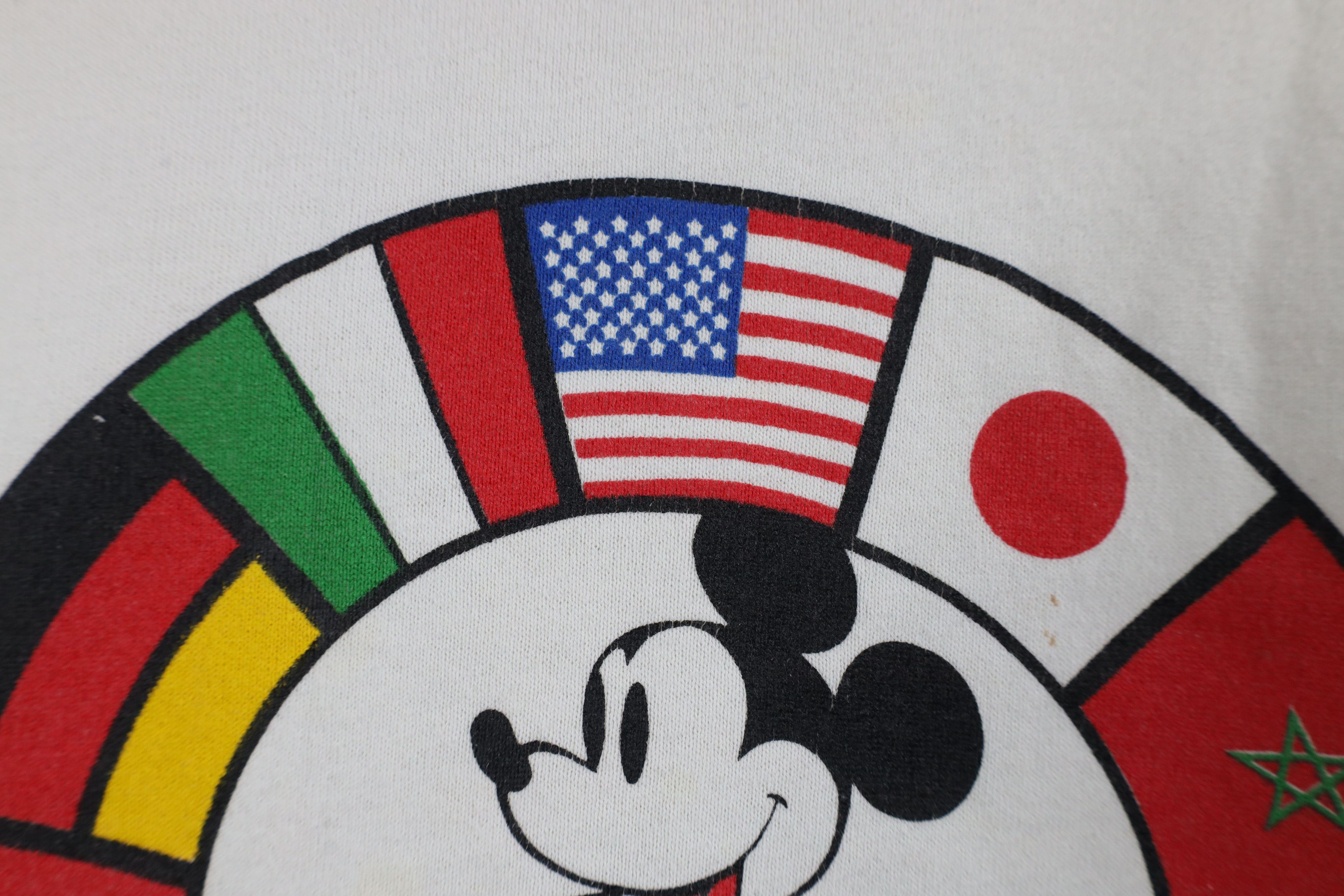 Disney × Vintage Vintage 80s Disney Epcot Center Spell Out Sweatshirt USA Size L / US 10 / IT 46 - 6 Thumbnail