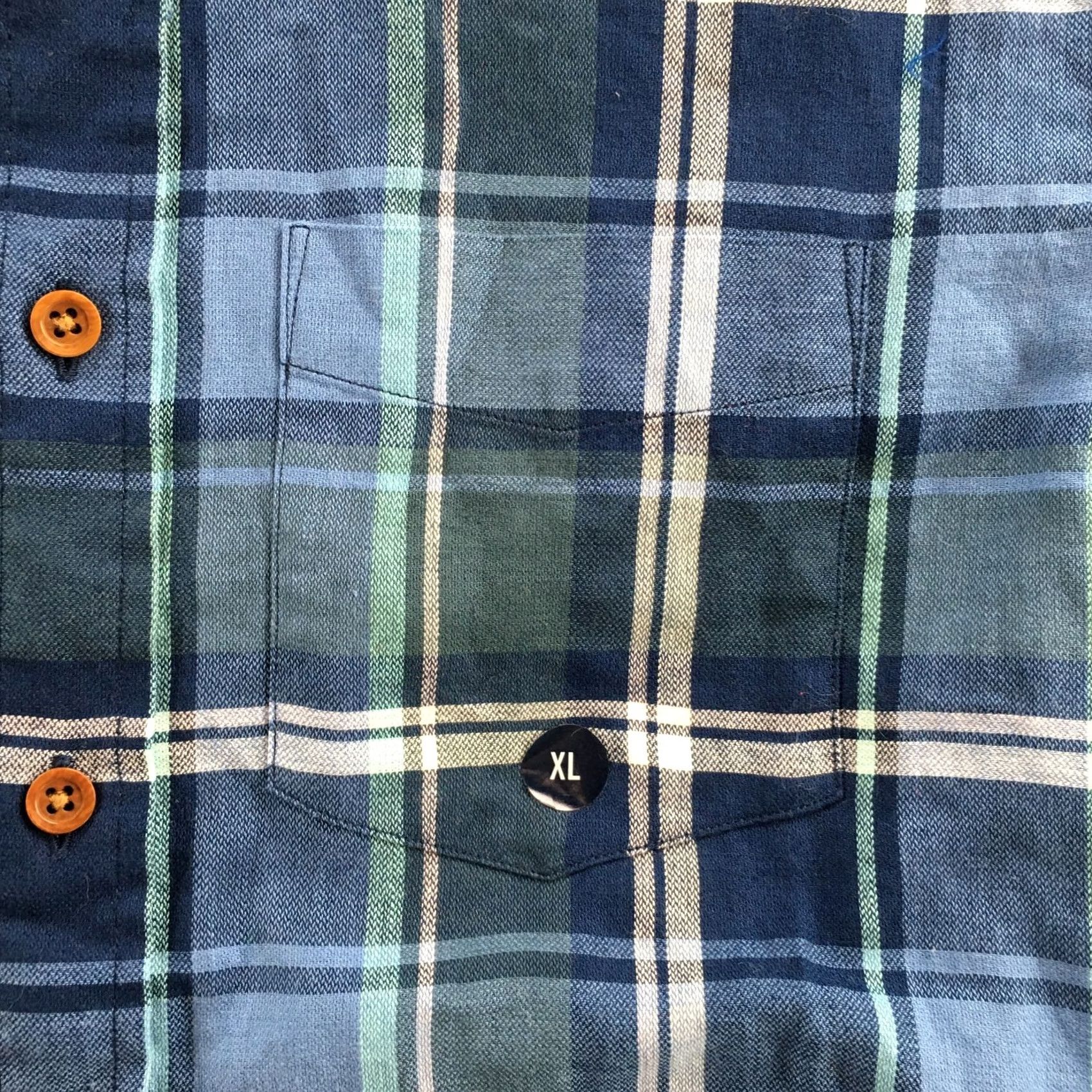 Abercrombie & Fitch Abercrombie & Fitch Button Down Shirt Mens XL Blue Plaid Long Sleeve Collared Size US XL / EU 56 / 4 - 4 Thumbnail