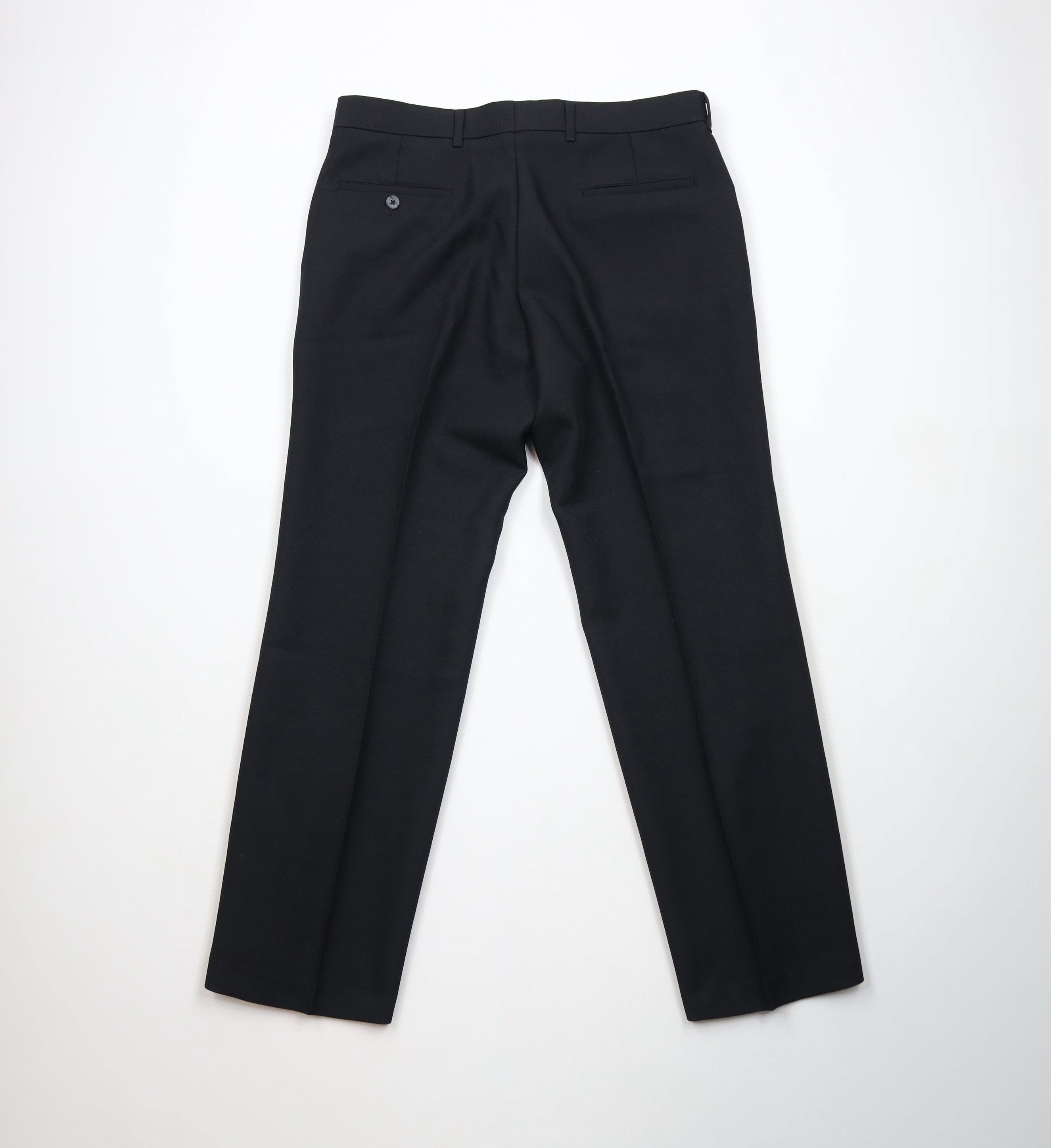 Levi's × Vintage Vintage 70s Levis Knit Flared Wide Leg Chino Pants Black USA Size US 34 / EU 50 - 8 Thumbnail