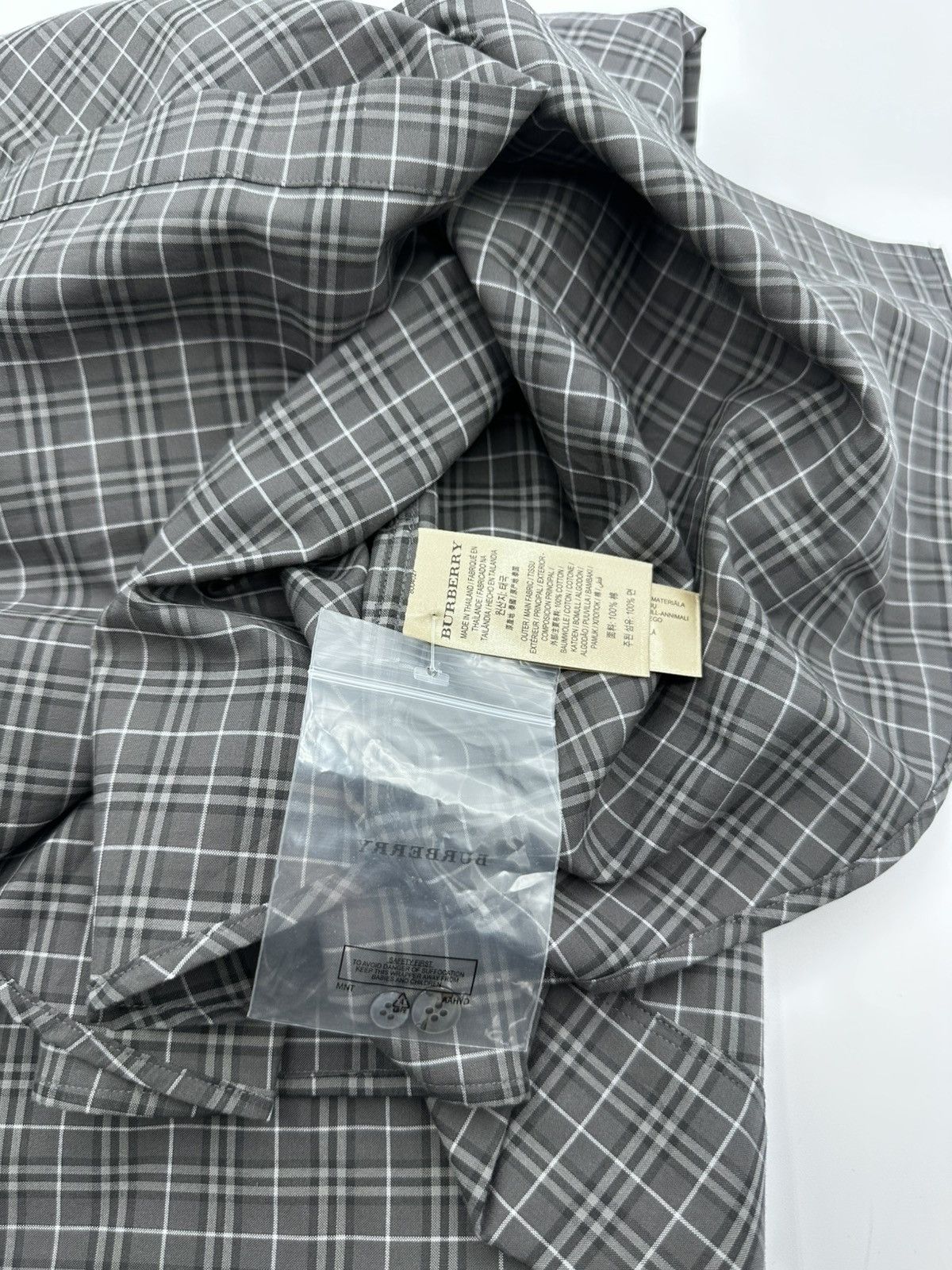Burberry BURBERRY CHECKERED SHIRT - **RETAIL 690$** Size US XXL / EU 58 / 5 - 9 Thumbnail