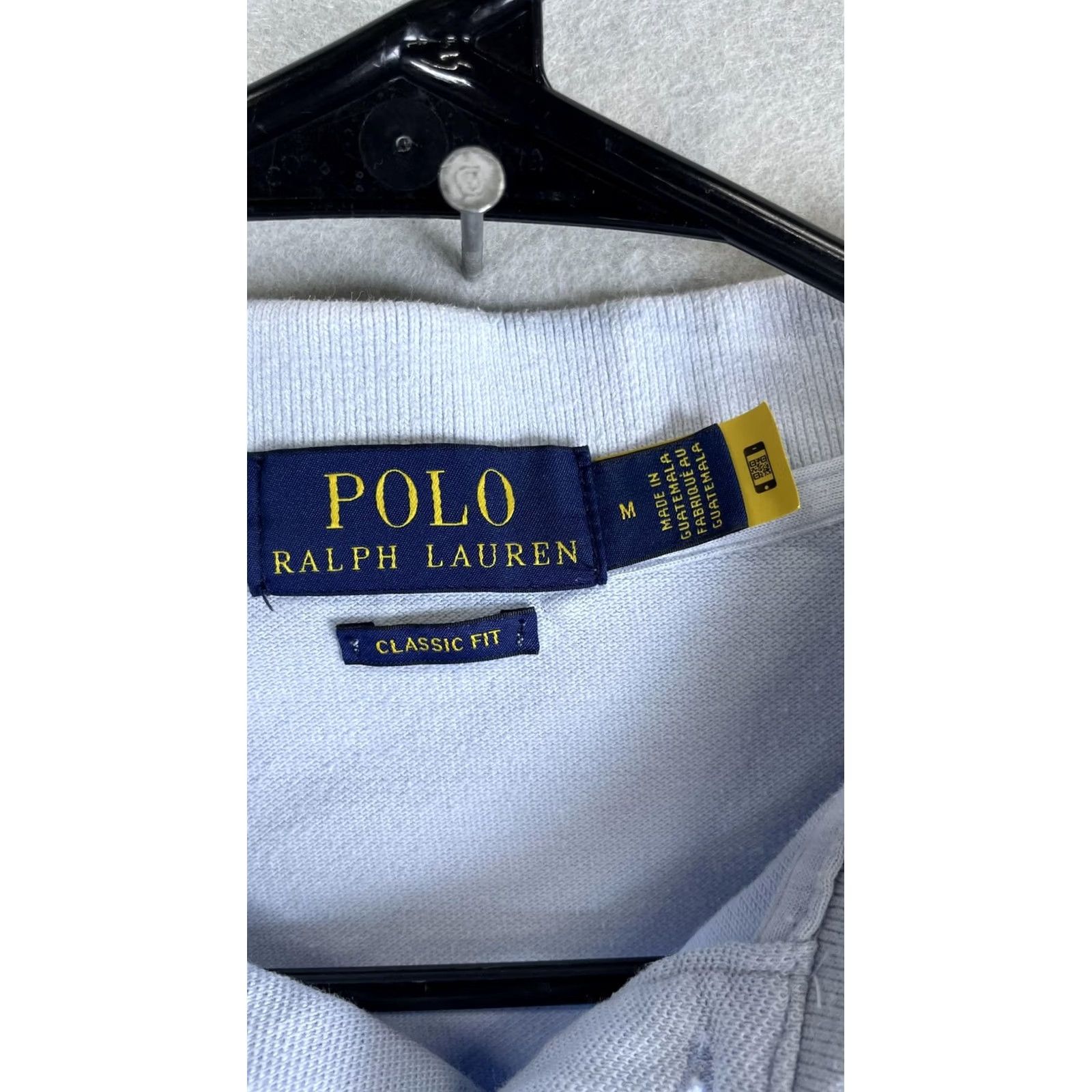 Polo Ralph Lauren Polo Ralph Lauren Mens Medium Polo Shirt Light Blue Classic Fit Pony Logo Size US M / EU 48-50 / 2 - 4 Thumbnail