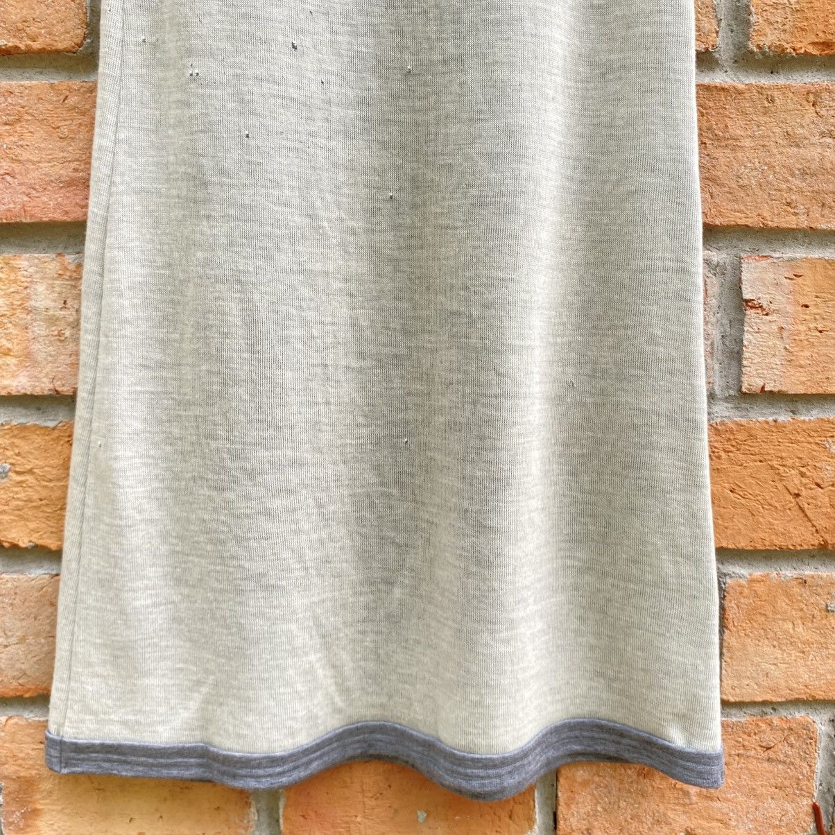 Jean Paul Gaultier Jean Paul Gaultier Light Grey Knit A-Line Skirt Size 27" / US 4 / IT 40 - 9 Thumbnail