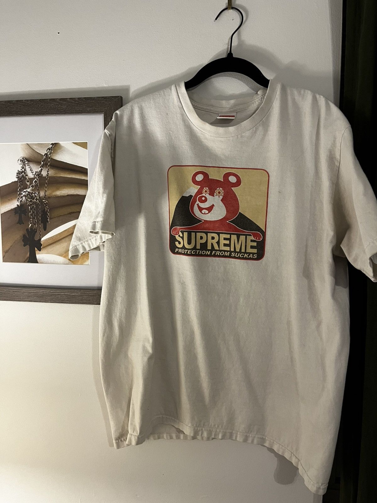 Supreme Supreme Bear Tee White Size US L / EU 52-54 / 3 - 1 Thumbnail