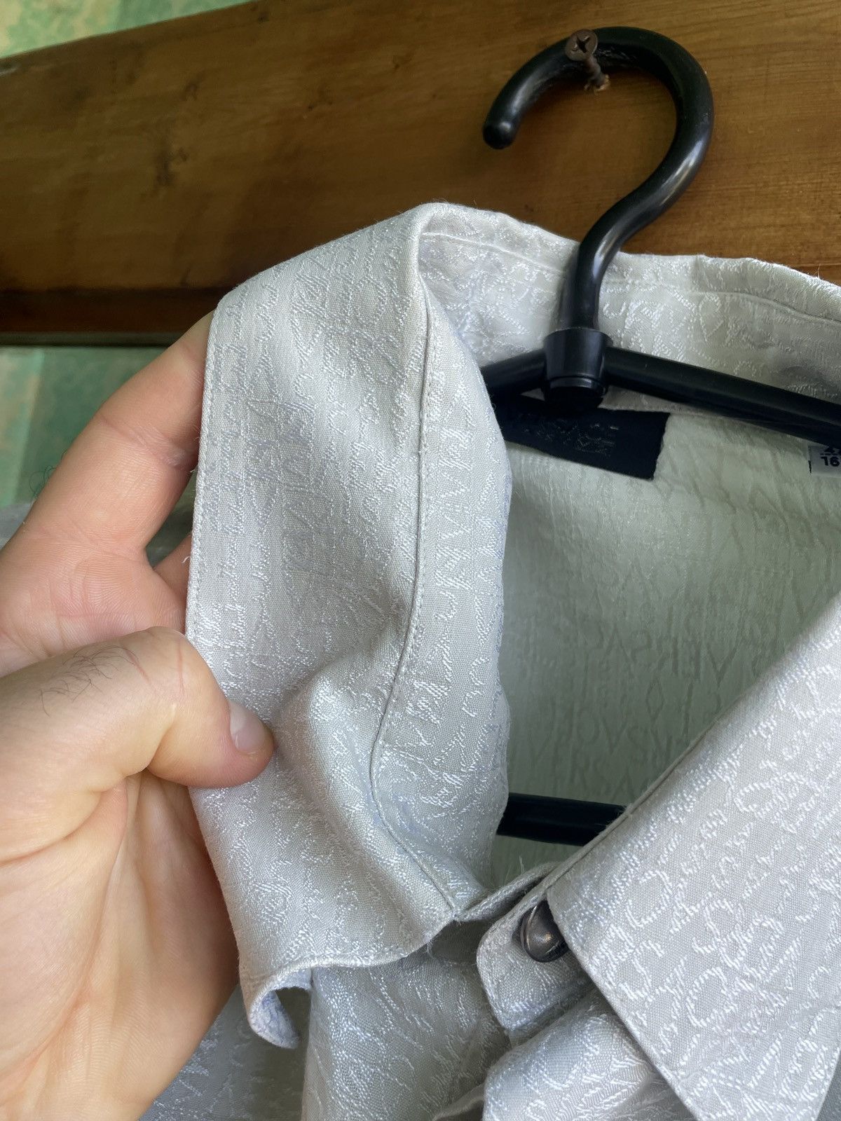 Versace Versace Classic V2 Monogram Shirt Size US L / EU 52-54 / 3 - 12 Thumbnail