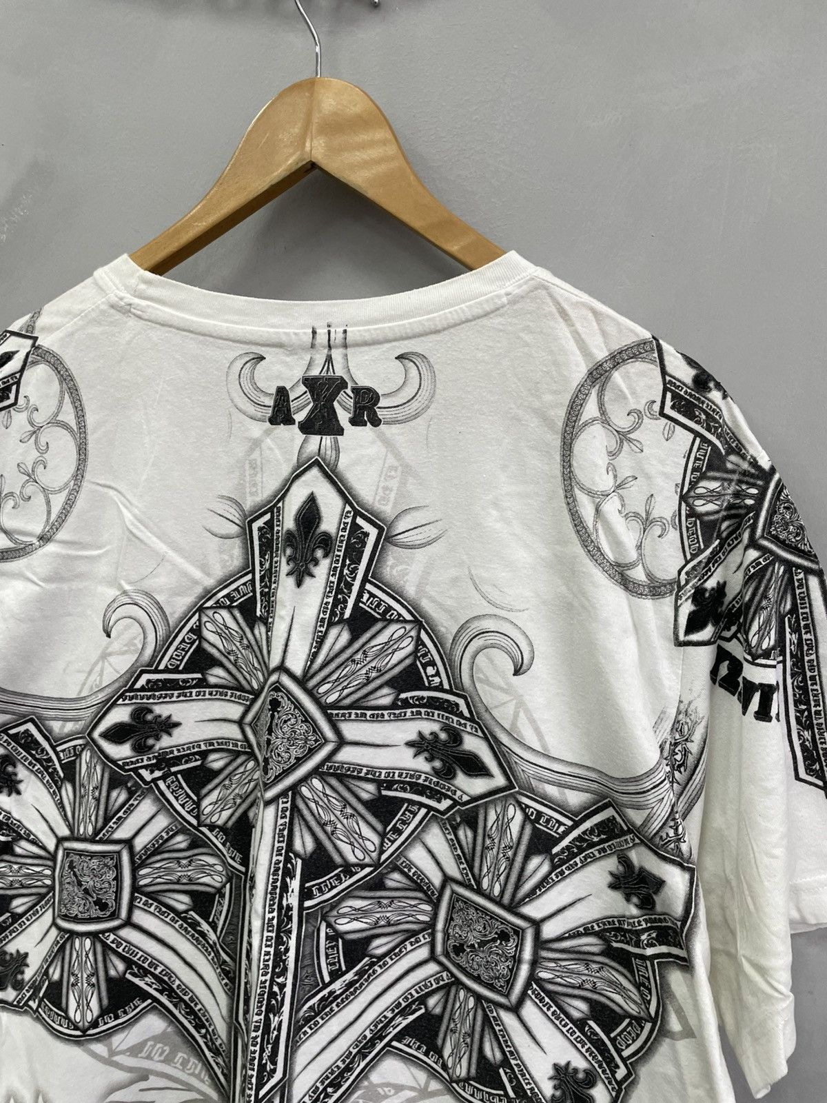 Affliction × Vintage Vintage Y2K Affliction Extreme Couture AOP T-Shirt - Large Size US XL / EU 56 / 4 - 11 Thumbnail