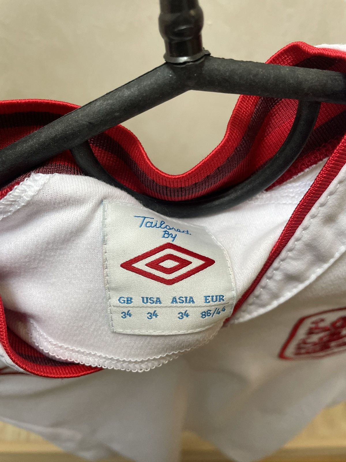 Umbro × Vintage England 2012-2013 Home Soccer Jersey Football Kit Shirt Size US S / EU 44-46 / 1 - 5 Thumbnail