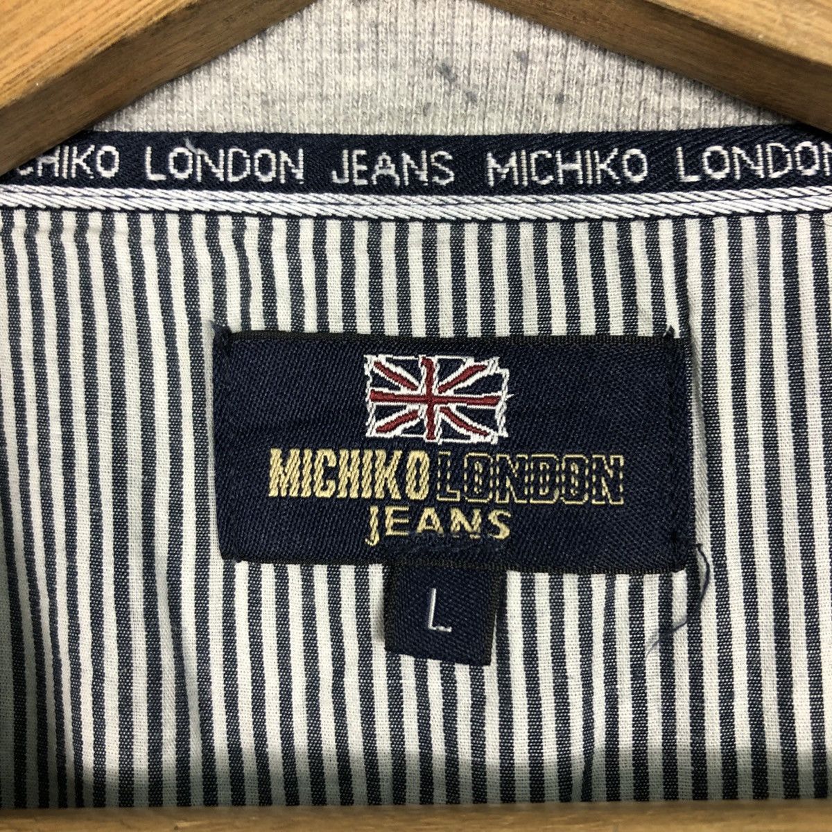 Michiko Koshino London 📌Vintage Sweatshirt Michiko London Jeans Big Logo Size US L / EU 52-54 / 3 - 15 Thumbnail