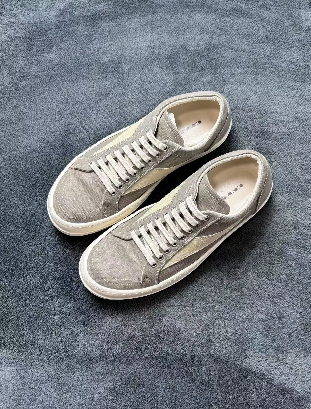 Rick Owens Rick Owens White Lowtop Sneakers 24 Men Size US 10 / EU 43 - 1 Thumbnail