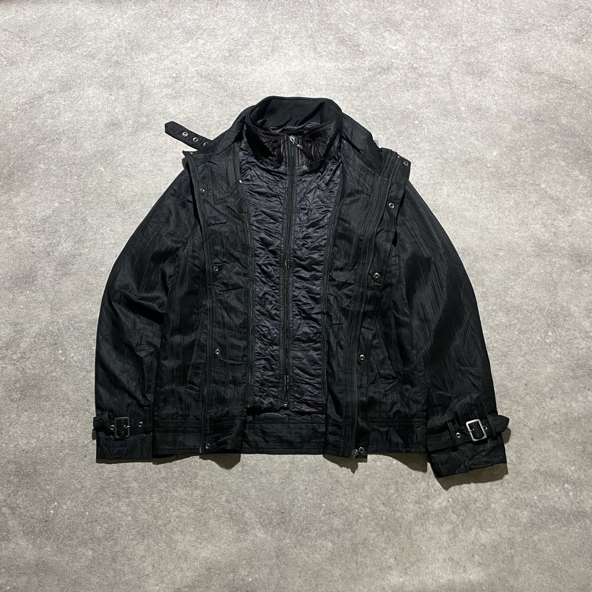 Tornado Mart Japanese Bareback Realdress Bondage Jacket Vkei Style Size US L / EU 52-54 / 3 - 3 Thumbnail