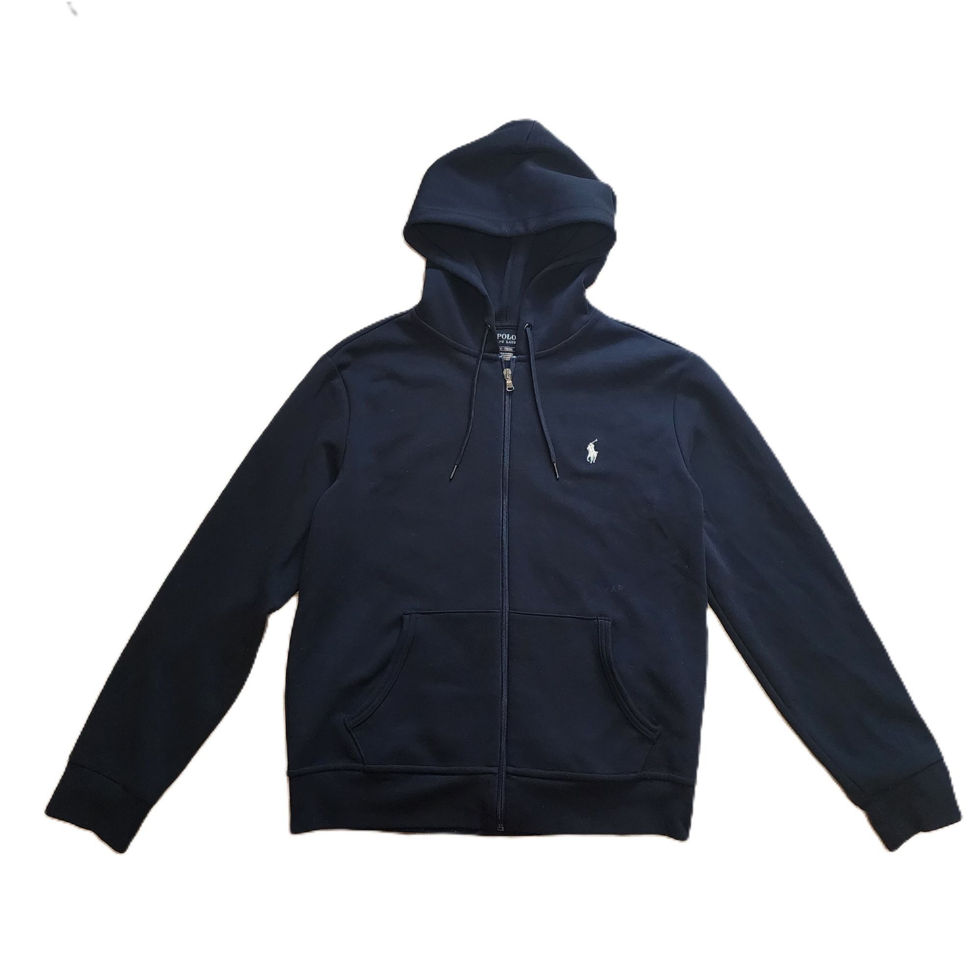 Polo Ralph Lauren Polo Ralph Lauren Navy Full Zip Hoodie Sweatshirt Size US M / EU 48-50 / 2 - 1 Thumbnail