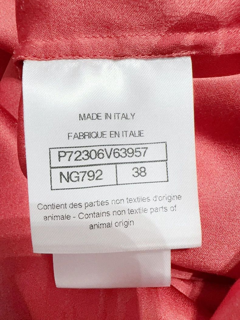 Chanel Chanel 22p watermelon red silk vest 2503-Nextarrow Size XS / US 0-2 / IT 36-38 - 6 Thumbnail