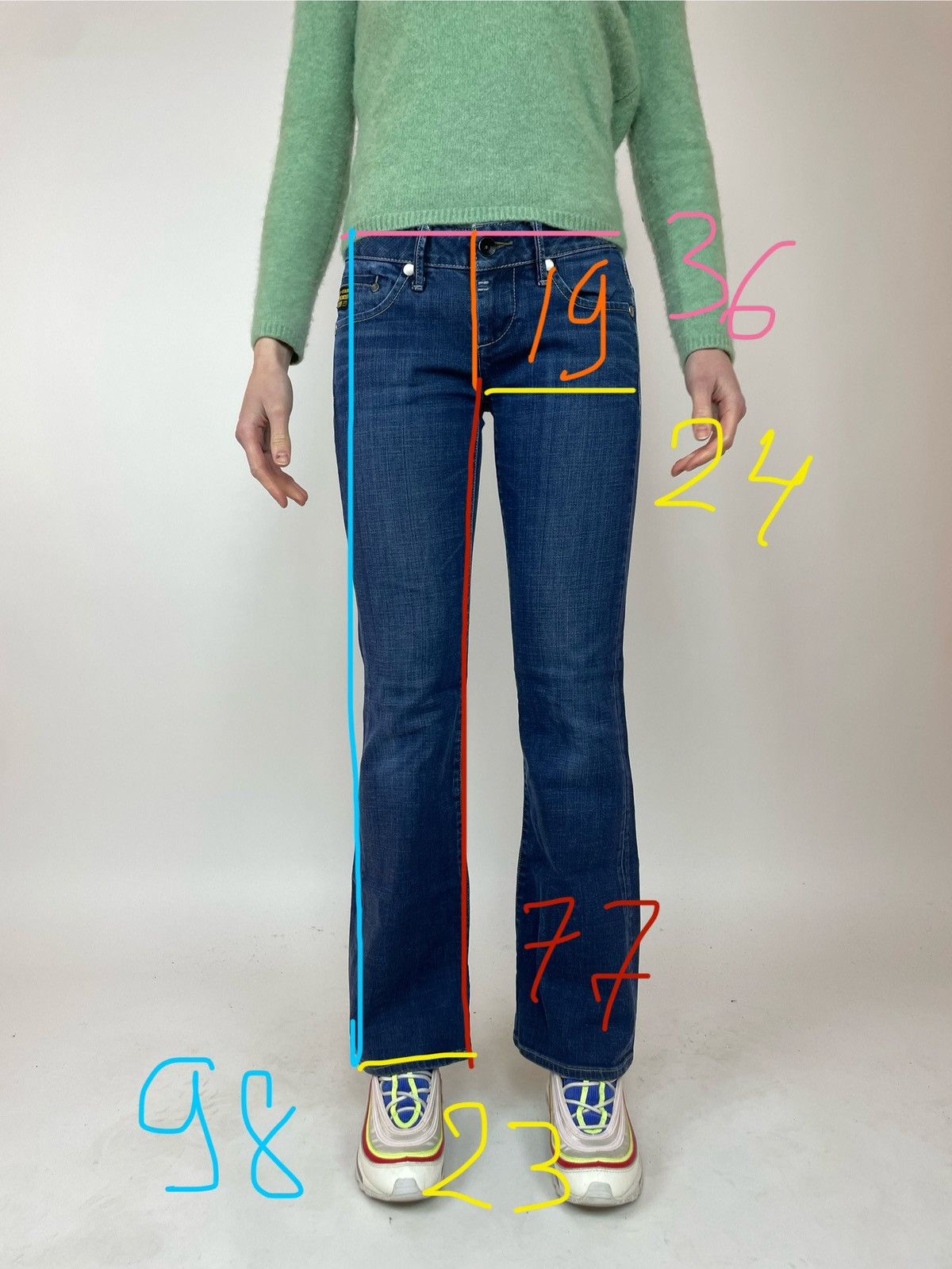 Other G-star RAW MIDGE BOOTLEG jeans Womens size W26 L32 Size 26" / US 2 / IT 38 - 8 Thumbnail