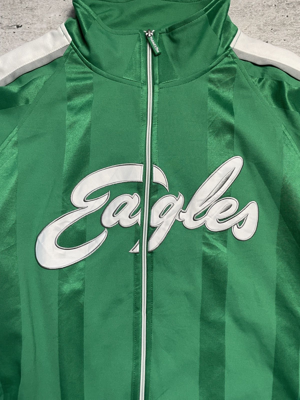 Mitchell & Ness Mitchel & Ness Philadelphia Eagles Track Jacket Size US XXL / EU 58 / 5 - 3 Thumbnail