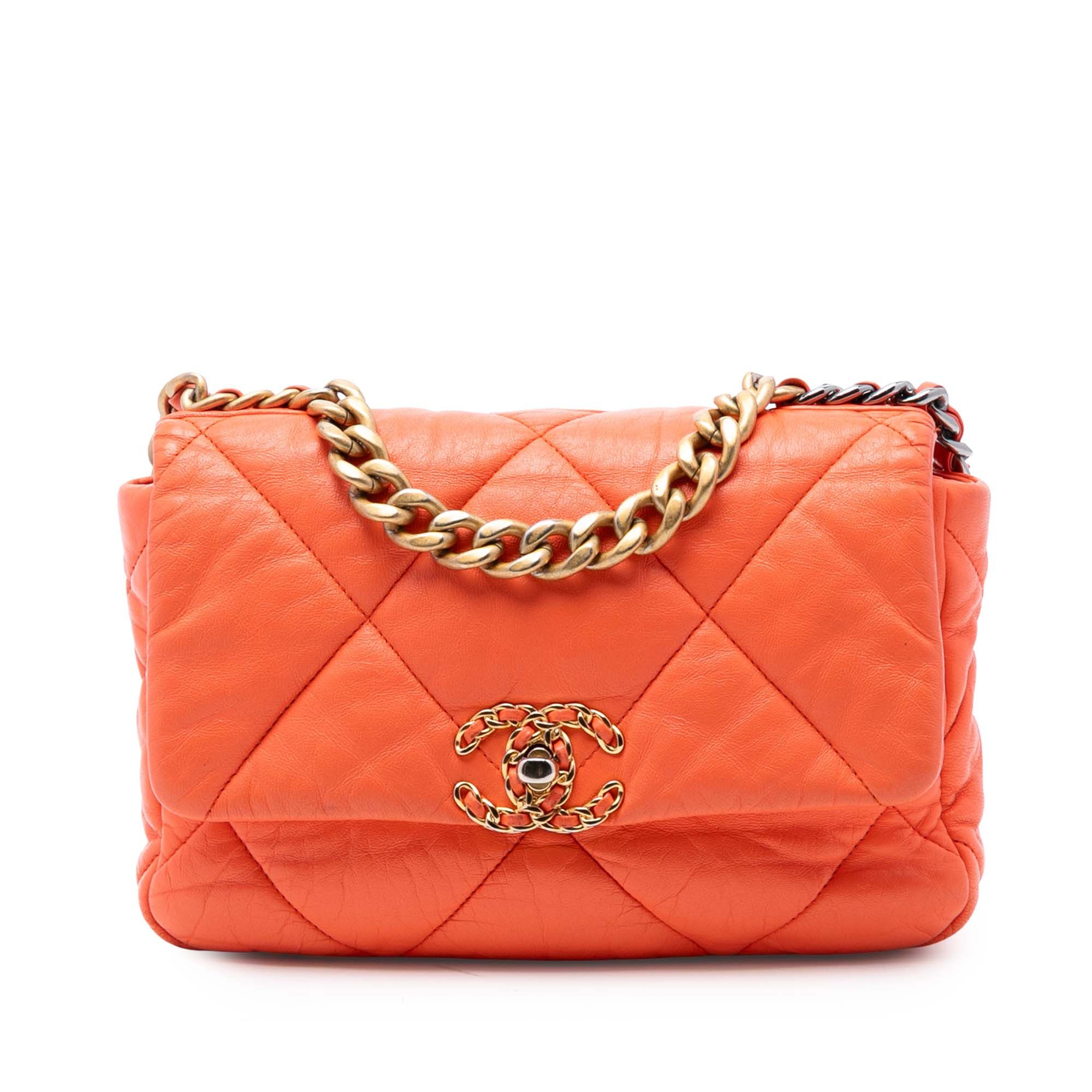 Chanel Medium Lambskin 19 Flap Size ONE SIZE - 1 Thumbnail