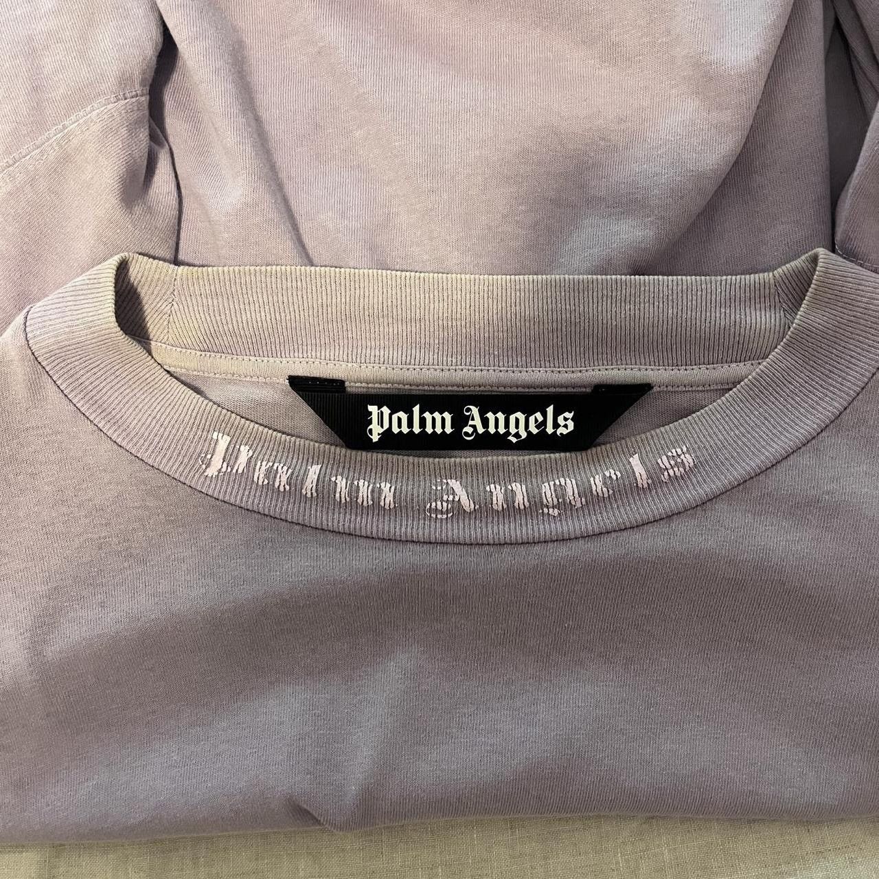 Palm Angels Palm Angels Purple oversized logo tee Size US XL / EU 56 / 4 - 8 Thumbnail