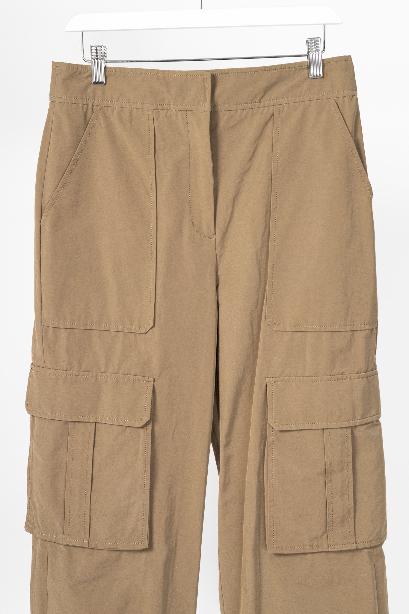 Veronica Beard Veronica Beard Dari Sepia Cotton Faille Cargo Pants Size 28" / US 6 / IT 42 - 3 Thumbnail
