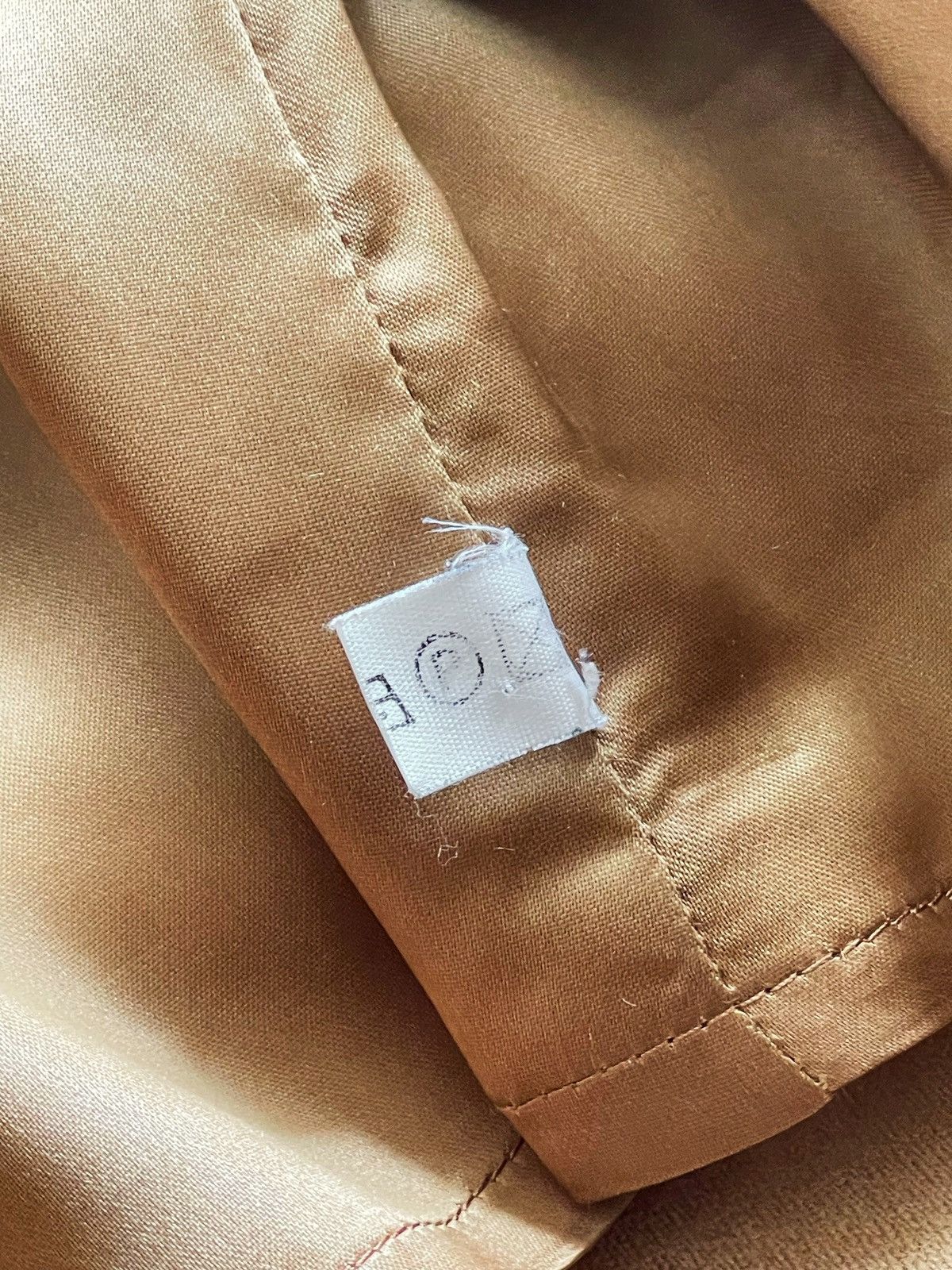 Celine Vintage Celine Paris Camel Wool Coat Single Breasted Iconic Size XL / US 12-14 / IT 48-50 - 14 Thumbnail