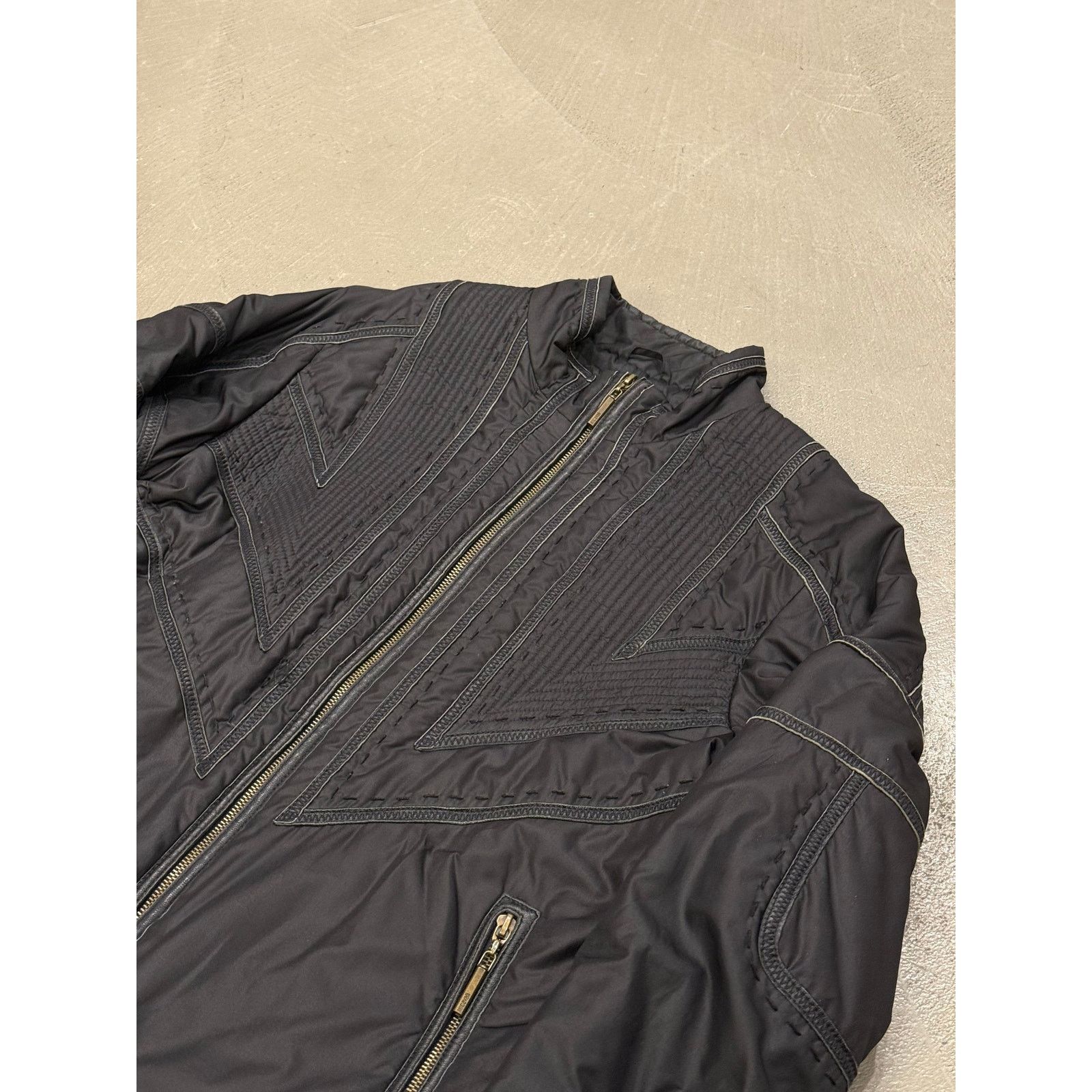 Roberto Cavalli A/W 2007 Cavalli paneled puffer jacket Size US L / EU 52-54 / 3 - 6 Thumbnail