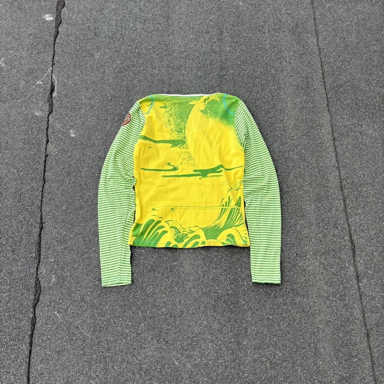 Japanese Brand × Vintage Vintage y2k avant garde archive colourful top Size S / US 4 / IT 40 - 5 Thumbnail