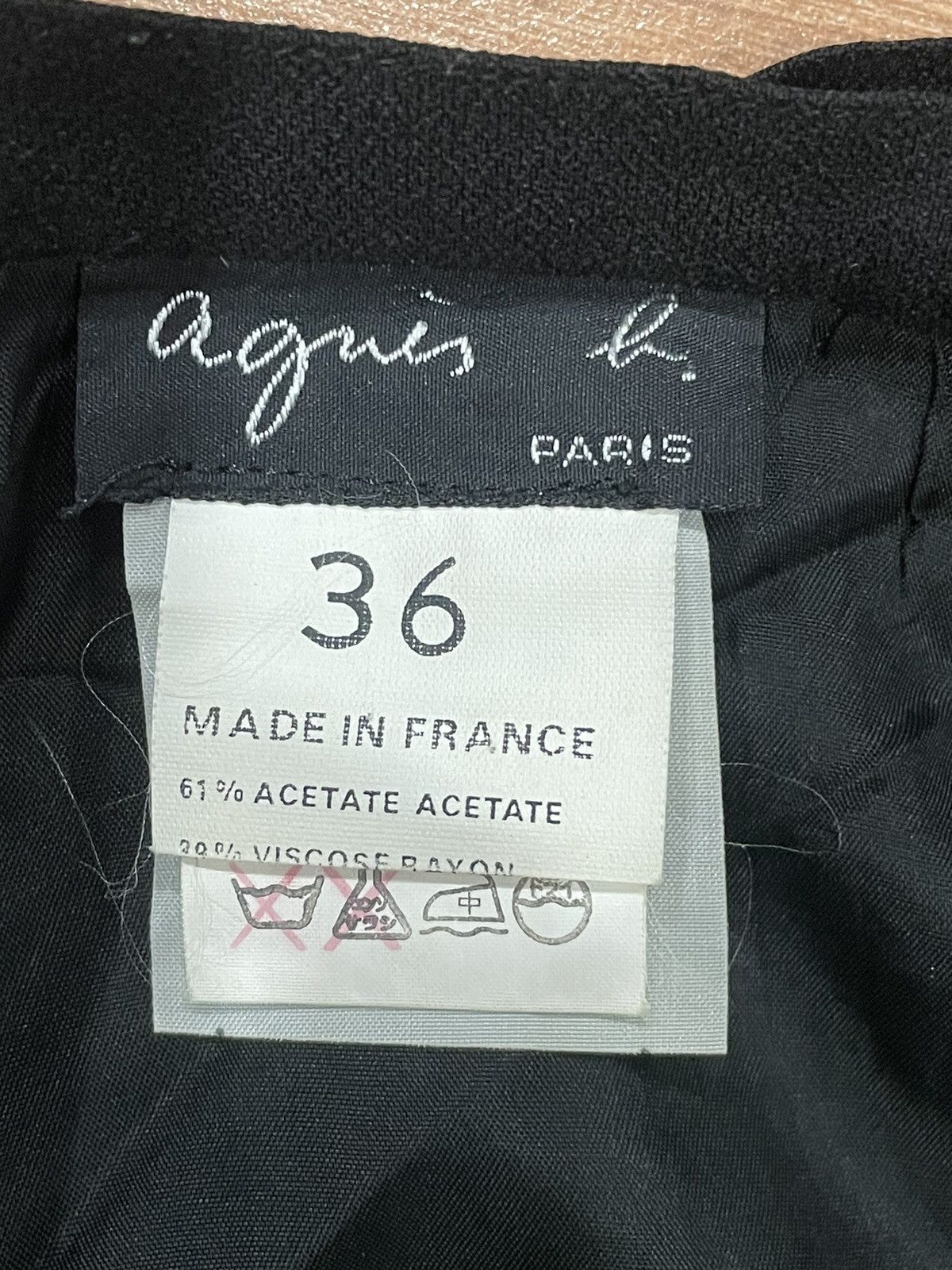 agnes b. Agnes B. Wrap Mini Skirt Size 25" / US 0 / IT 36 - 4 Thumbnail