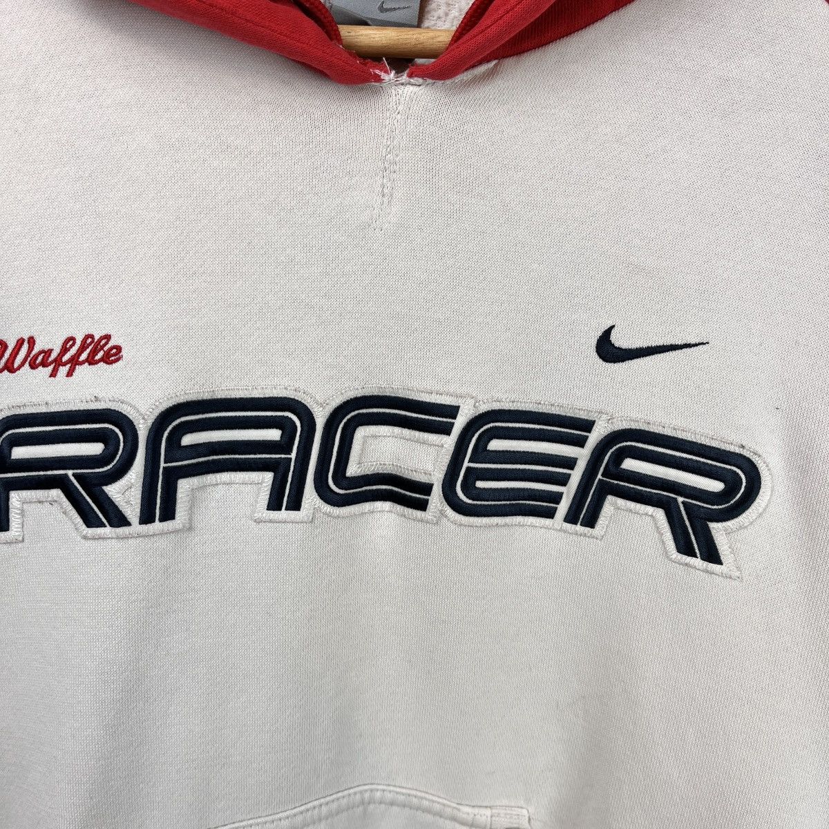 Nike Vintage Hoodie Nike Racer Big Logo Haft 90s Nba Sportswear Size US L / EU 52-54 / 3 - 4 Thumbnail