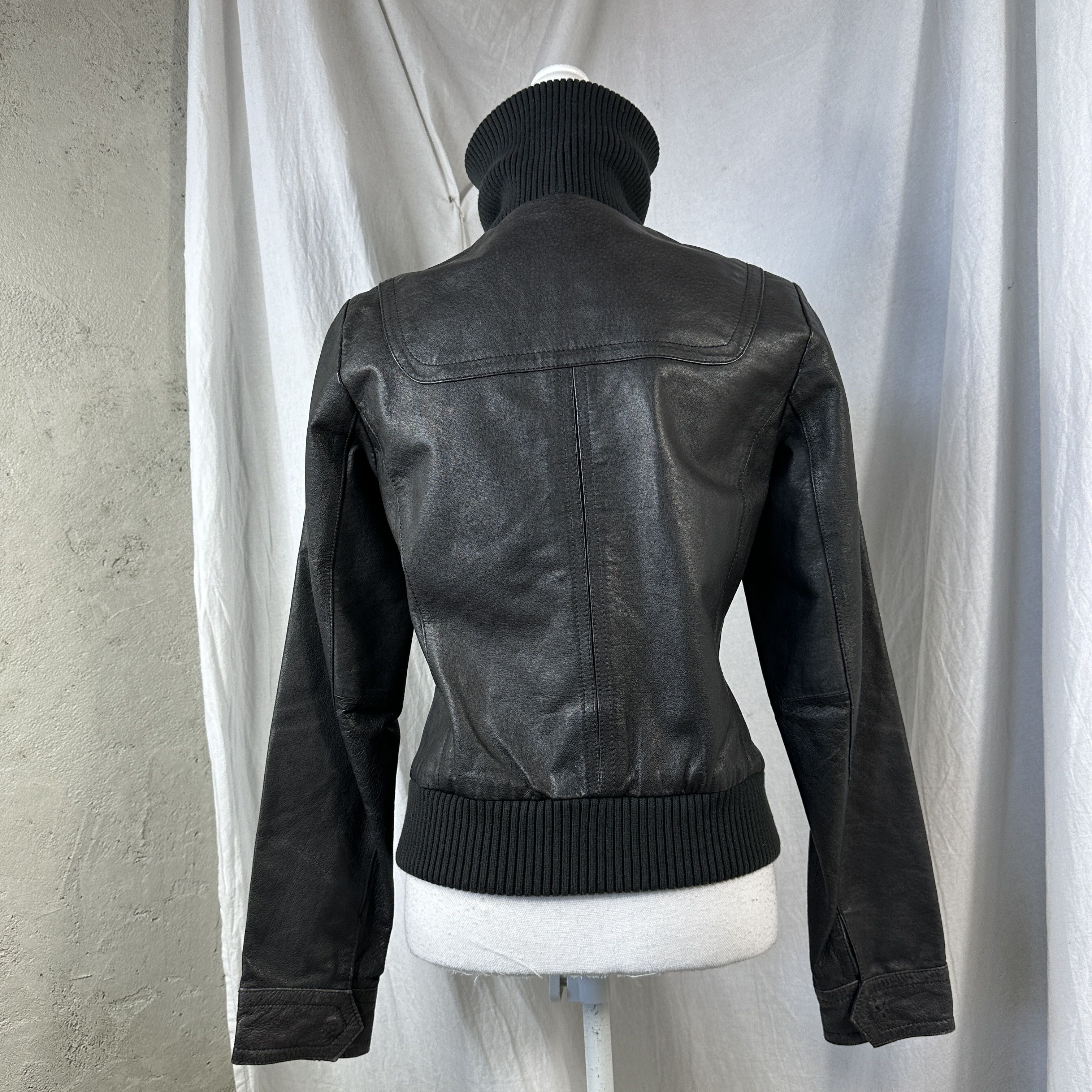 Vintage Vintage Biker Leather Jacket Size S / US 4 / IT 40 - 5 Thumbnail