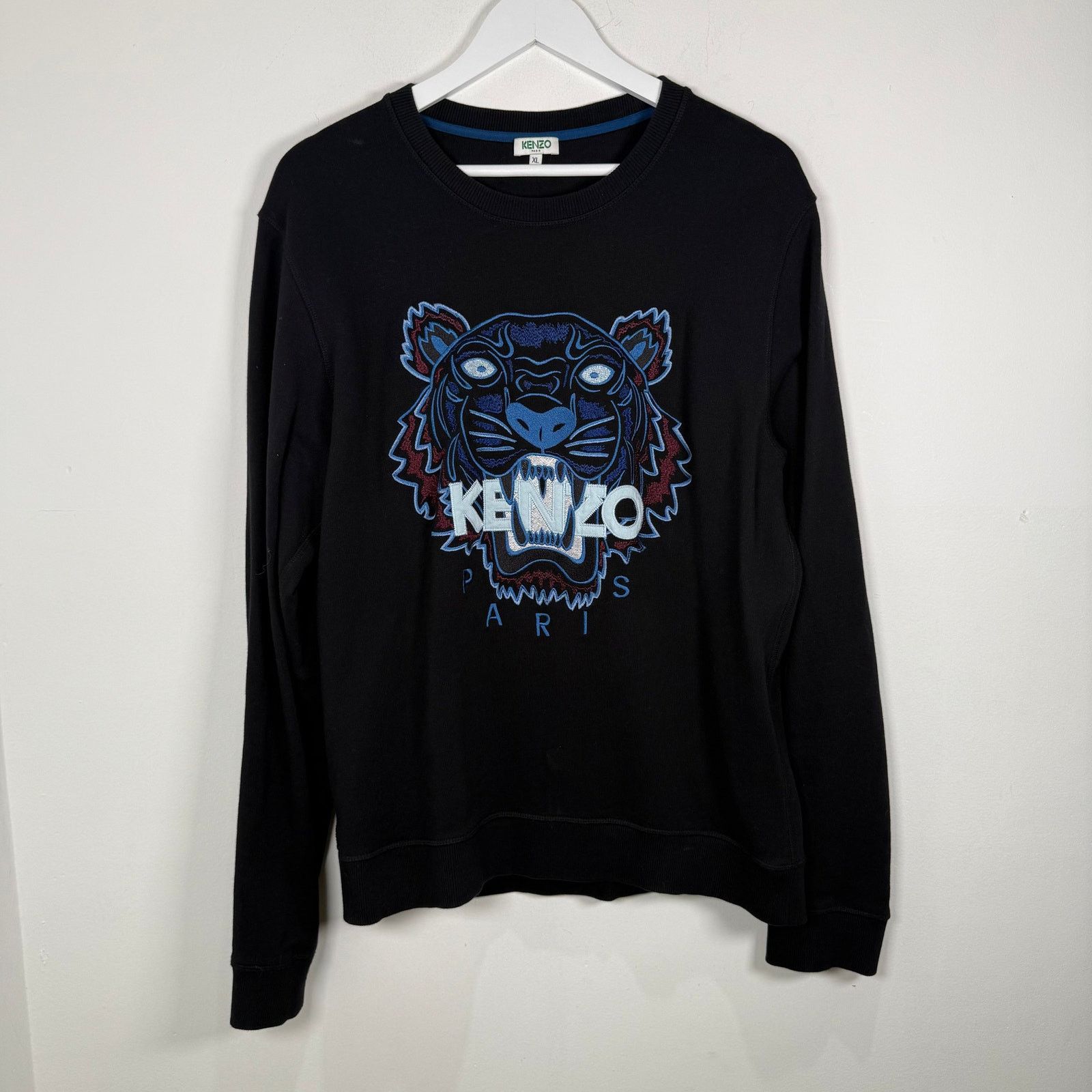 Kenzo Kenzo Embroidered Logo Crewneck Size XL Size US XL / EU 56 / 4 - 1 Thumbnail