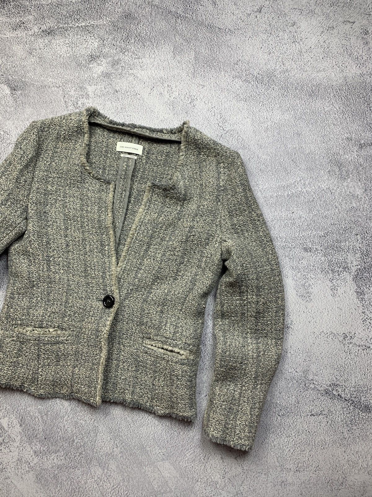 Isabel Marant Etoile Isabel Marant Etoile Leary Jacquard Wool Blend Jacket 42 Size M / US 6-8 / IT 42-44 - 2 Thumbnail