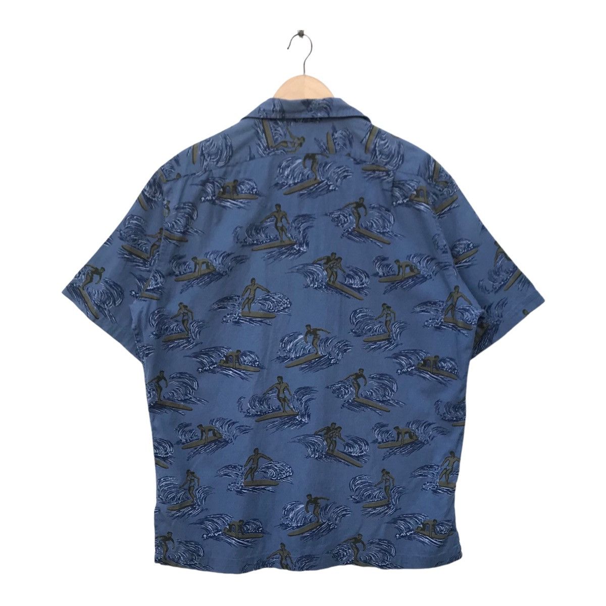 Polo Ralph Lauren Vintage Polo Ralph Lauren Surfing Overprinted Button Down Size US XL / EU 56 / 4 - 10 Thumbnail
