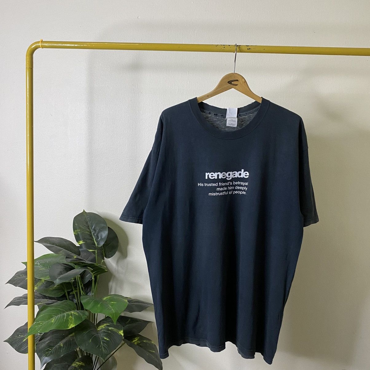 Vintage Vintage 2000s Renegade Faded Black T Shirt Size US XL / EU 56 / 4 - 6 Thumbnail