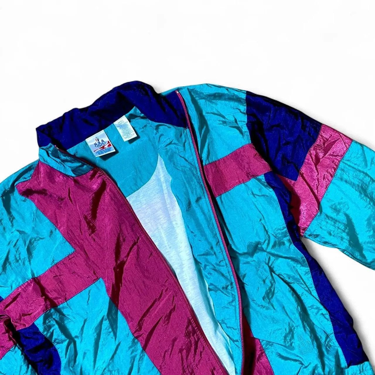 JCPenney Vintage USA Olympic JCPenney Windbreaker Jacket - Size S Size US S / EU 44-46 / 1 - 4 Thumbnail