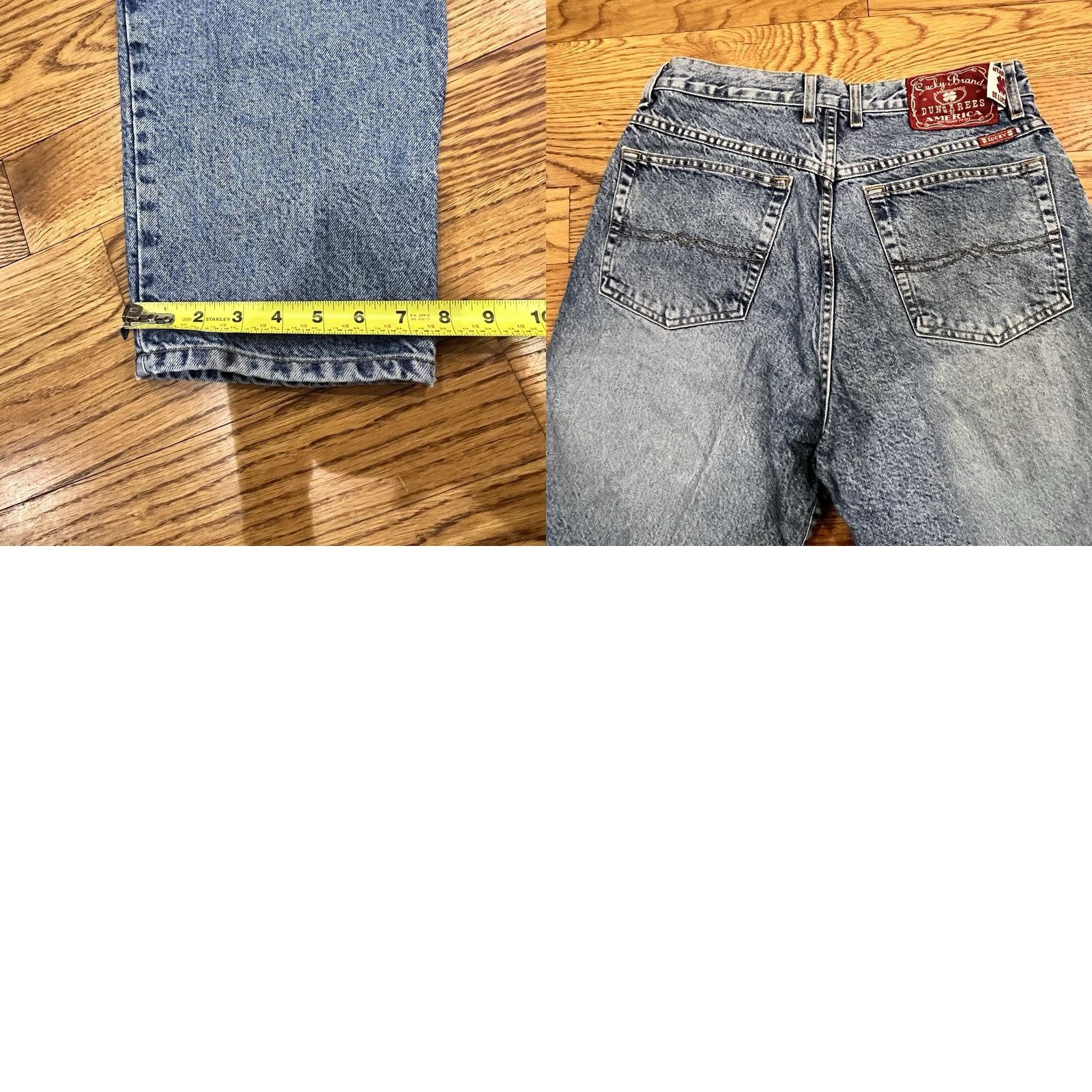 Lucky Brand VINTAGE Lucky Brand Jeans Mens 33x30 Relaxed Fit Denim USA 90s Straight Blue Mens Size US 33 - 10 Thumbnail