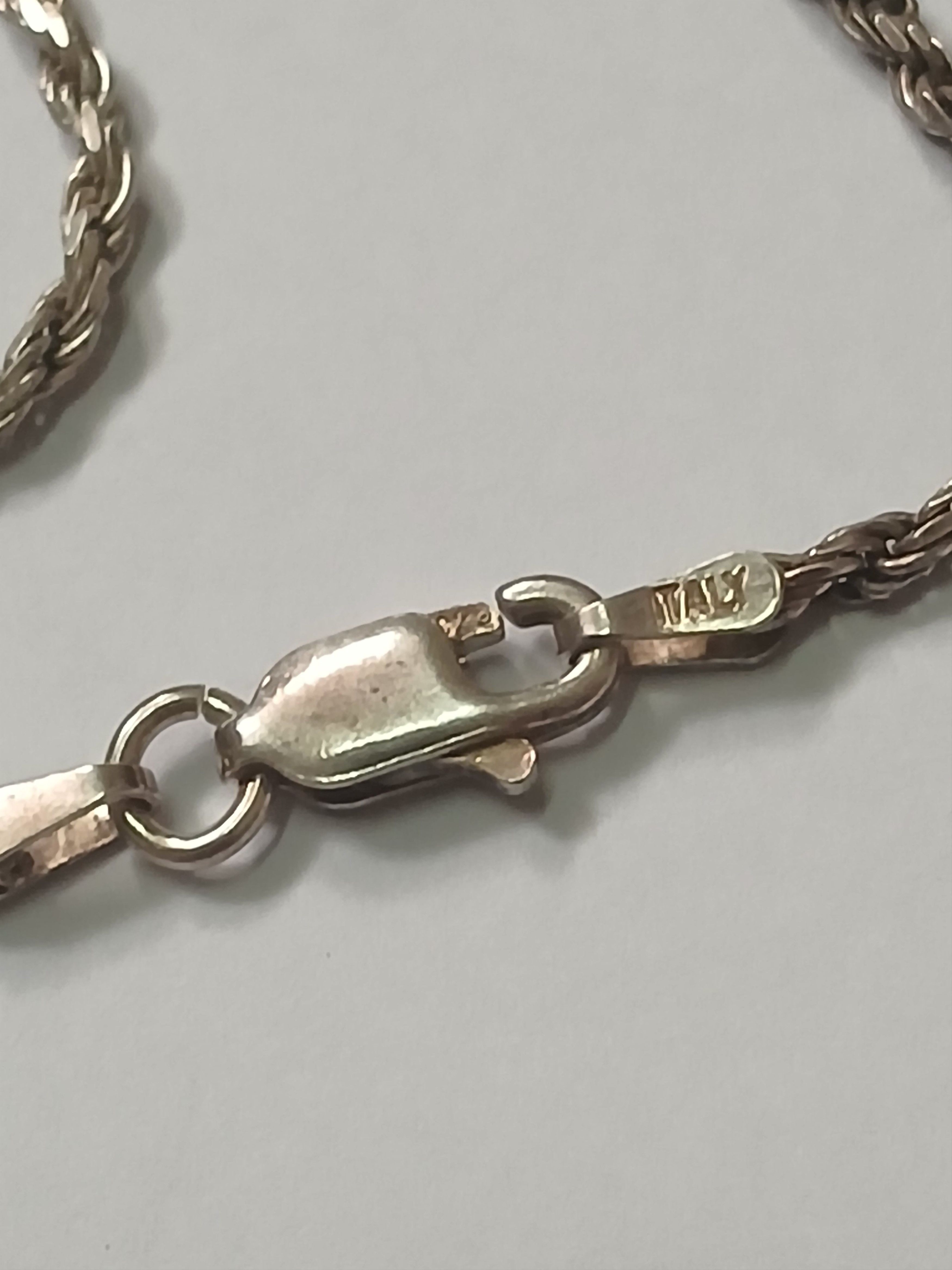 Fendi Fendi Silver Sterling Necklace 925 Size ONE SIZE - 4 Thumbnail