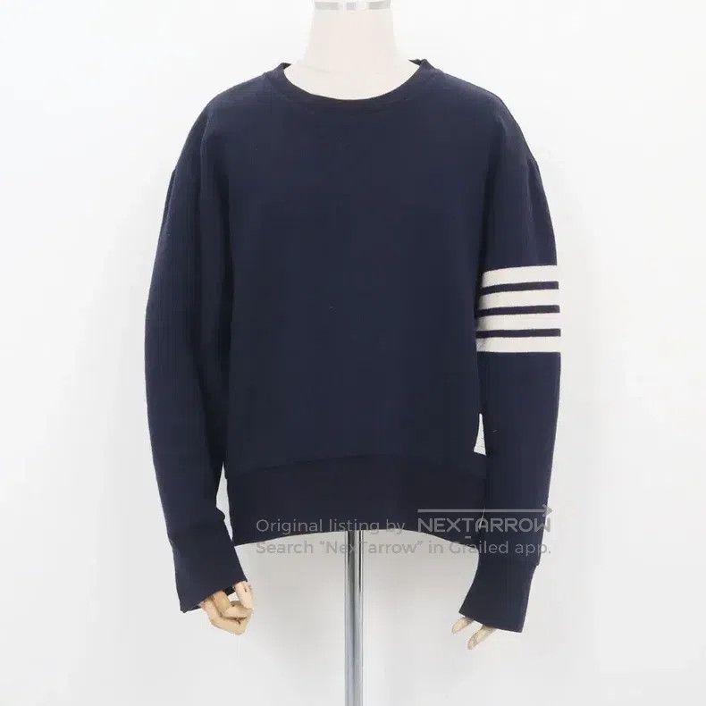 Thom Browne Thom Browne Navy Cashmere Turtleneck Sweater Size US XL / EU 56 / 4 - 1 Thumbnail