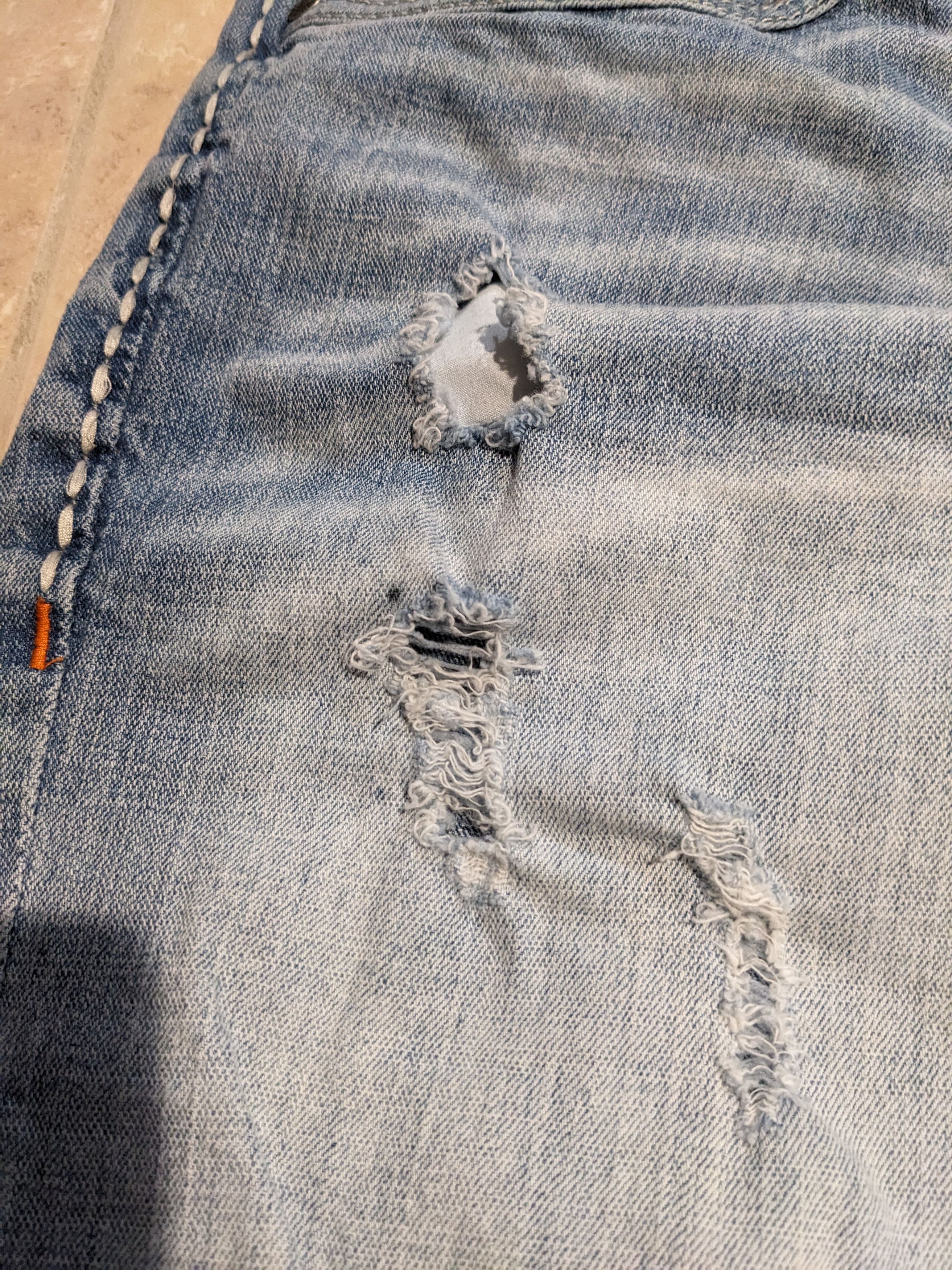 Vintage Y2K Affliction Size 40 Blue Denim Jeans