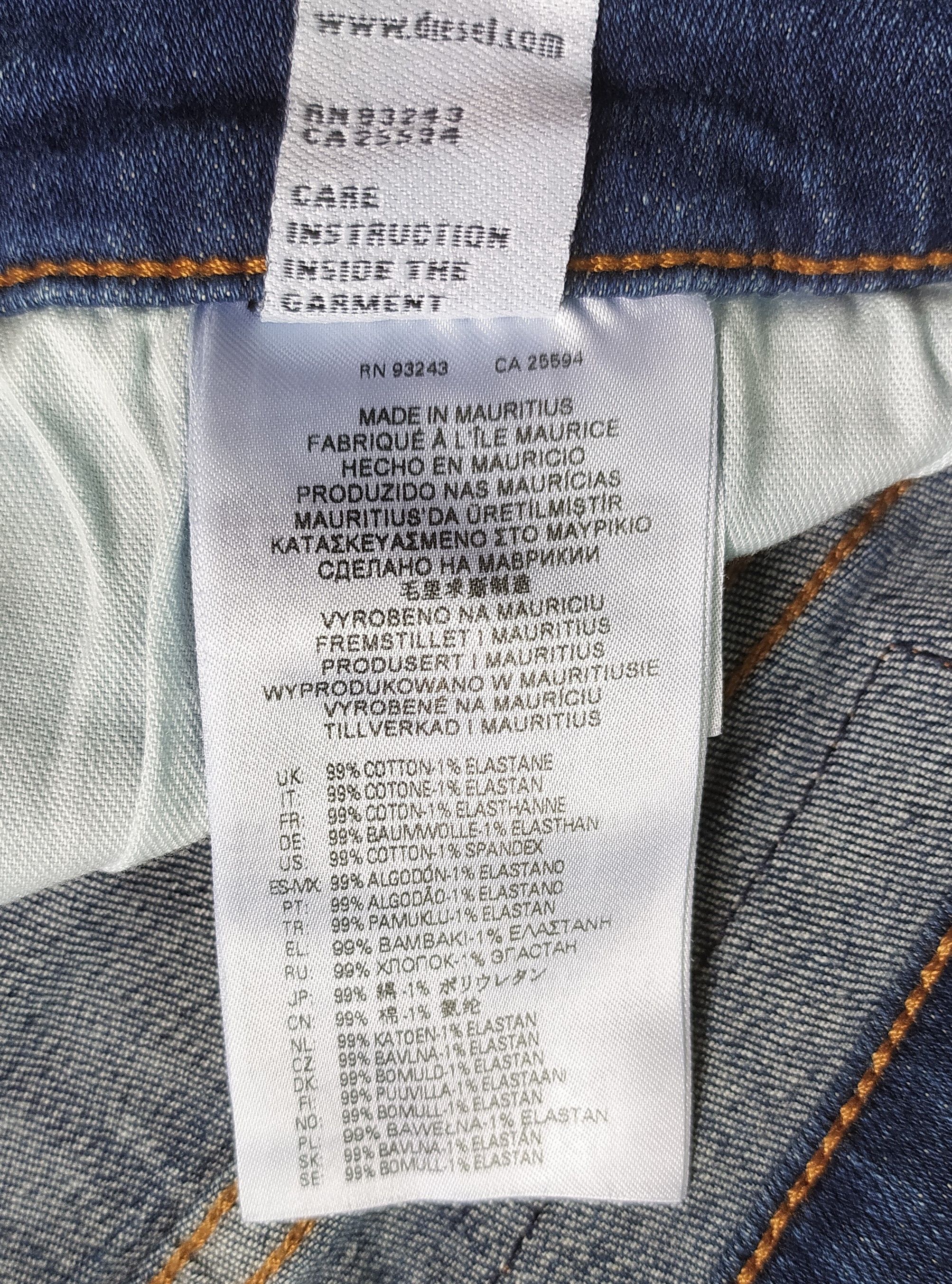 Diesel Diesel D-LUSTER-0GDAN Men's Jeans Free Shipping T/ 9853 Size US 36 / EU 52 - 6 Thumbnail