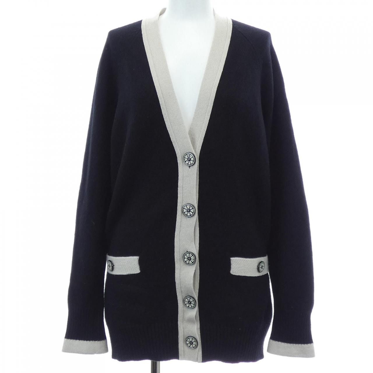 Chanel Chanel Chanel P53235K06886 Cashmere Cardigan Textile Tops P53235K06886 DUTY FREE for USA Size ONE SIZE - 1 Thumbnail