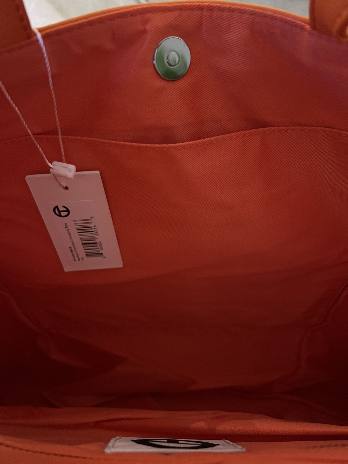 Telfar Telfar Shopping Bag Large Orange Size ONE SIZE - 6 Thumbnail