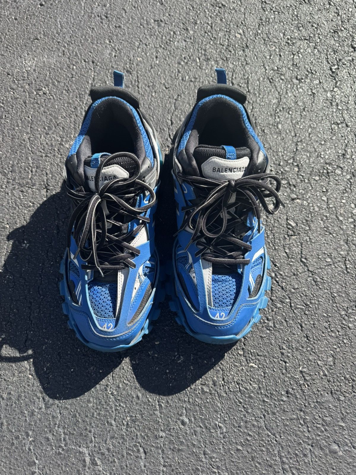 Balenciaga Balenciaga track blue black Size US 9 / EU 42 - 1 Thumbnail