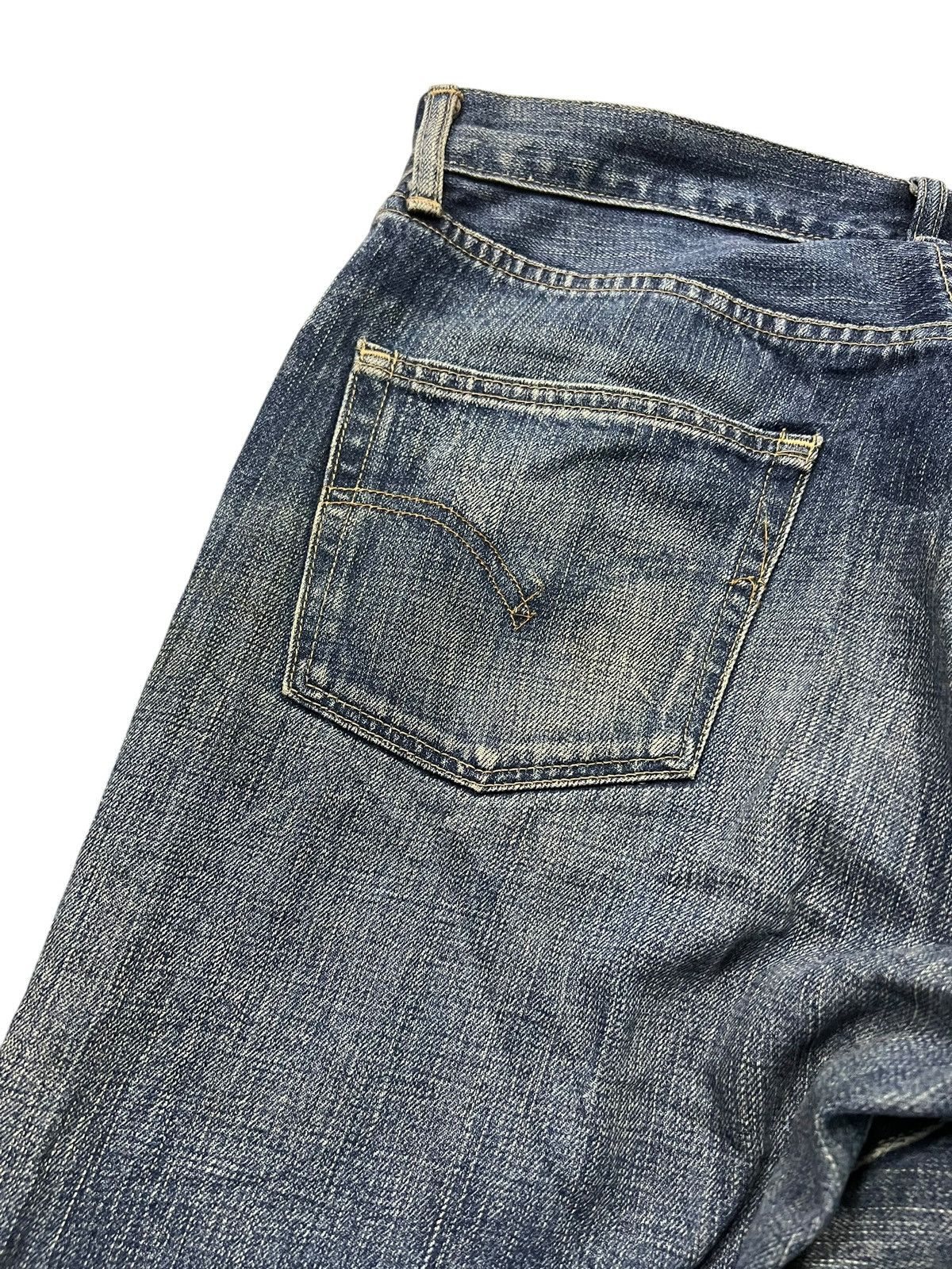 Levi's 💥Baggy💥Vintage Levi’s 510 Redlook Distressed Mud Wash Jean Size US 31 - 16 Thumbnail