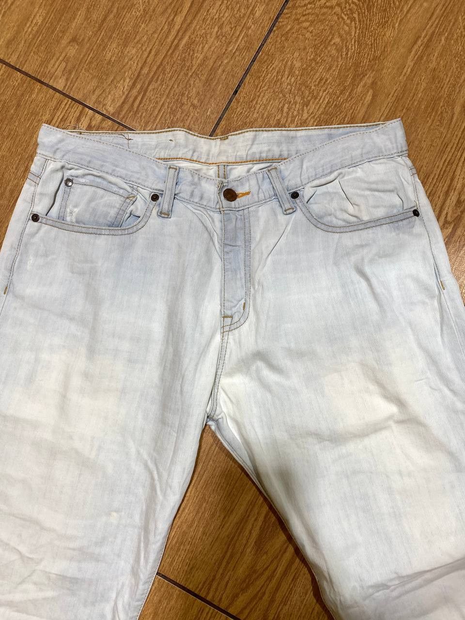 Polo Ralph Lauren Vintage Polo Ralph Lauren Faded Blue Straight Leg Jeans Size US 30 / EU 46 - 5 Thumbnail