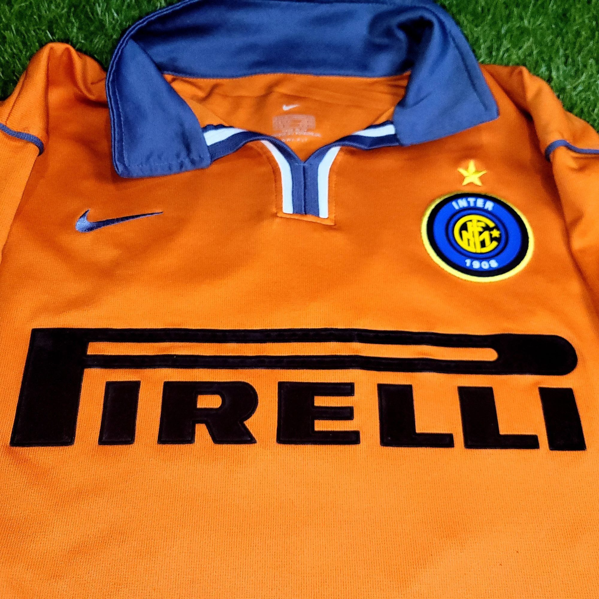 Nike Ronaldo Inter Milan 2000 2001 Third Soccer Jersey Shirt M Size US M / EU 48-50 / 2 - 4 Thumbnail