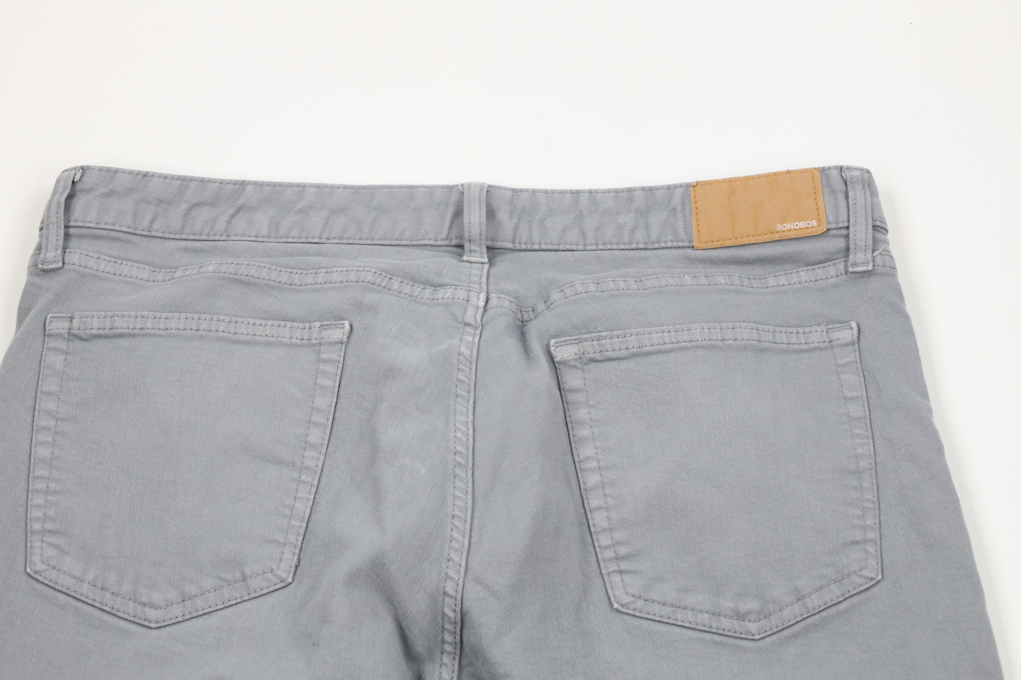 Bonobos × Vintage Bonobos Stretch Slim Tapered Leg Denim Jeans Pants Gray Size US 38 / EU 54 - 10 Thumbnail