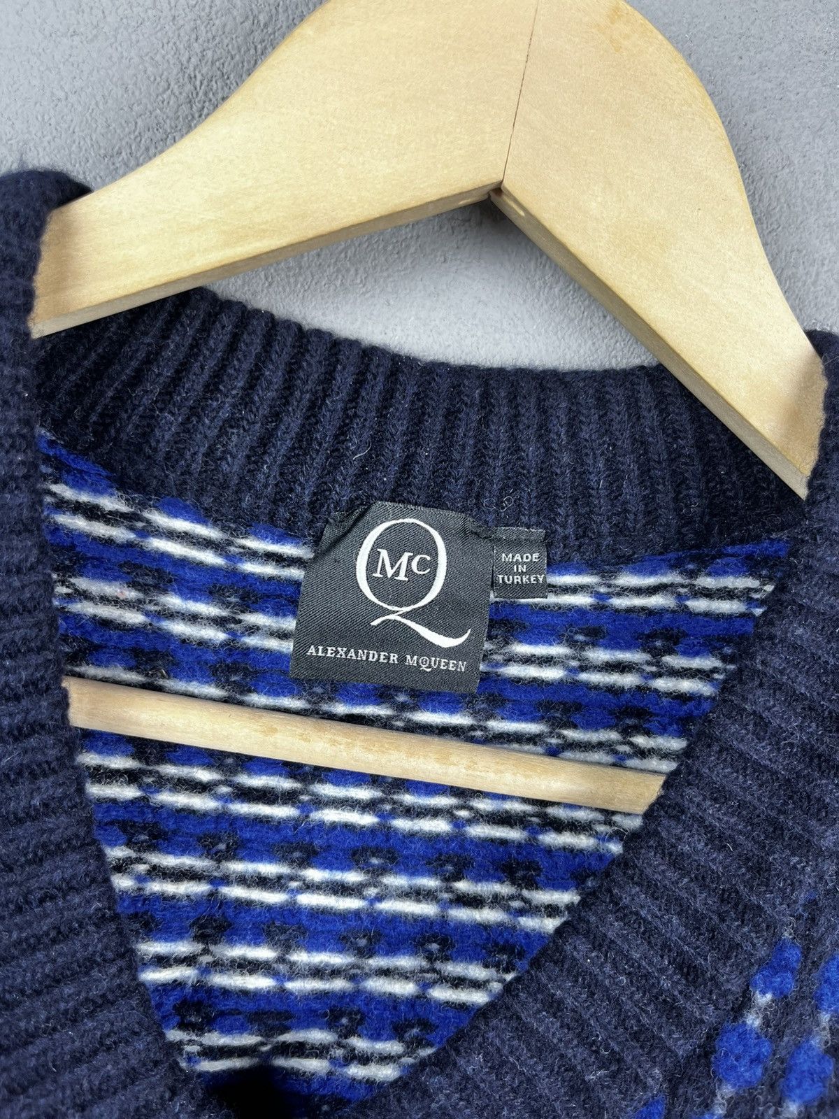 Alexander McQueen Alexander McQueen MCQ Men’s Black Wool Sweater Size US M / EU 48-50 / 2 - 5 Thumbnail