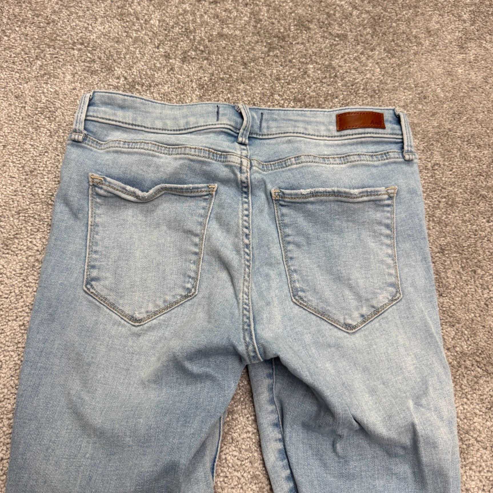 Abercrombie & Fitch VINTAGE Abercrombie & Fitch Denim Jeans Womens 27 Low Rise Ankle Distressed Slim Casualwear Streetwear Size 27" / US 4 / IT 40 - 6 Thumbnail