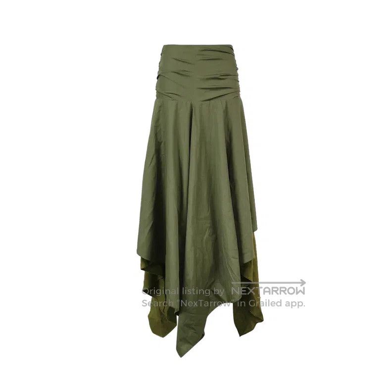 Loewe Loewe Military green skirt Size 25" / US 0 / IT 36 - 1 Thumbnail
