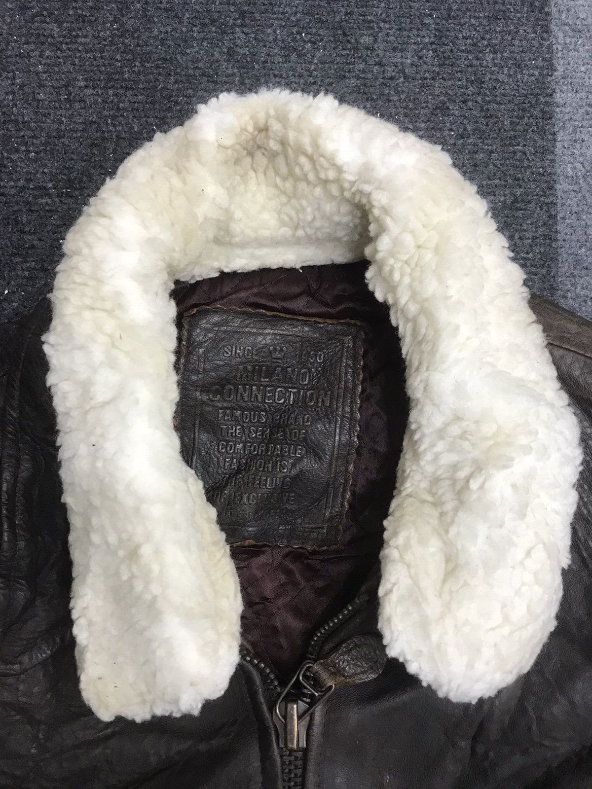 Genuine Leather MILANO CONNECTION A2 Flying Jacket Size US L / EU 52-54 / 3 - 9 Thumbnail